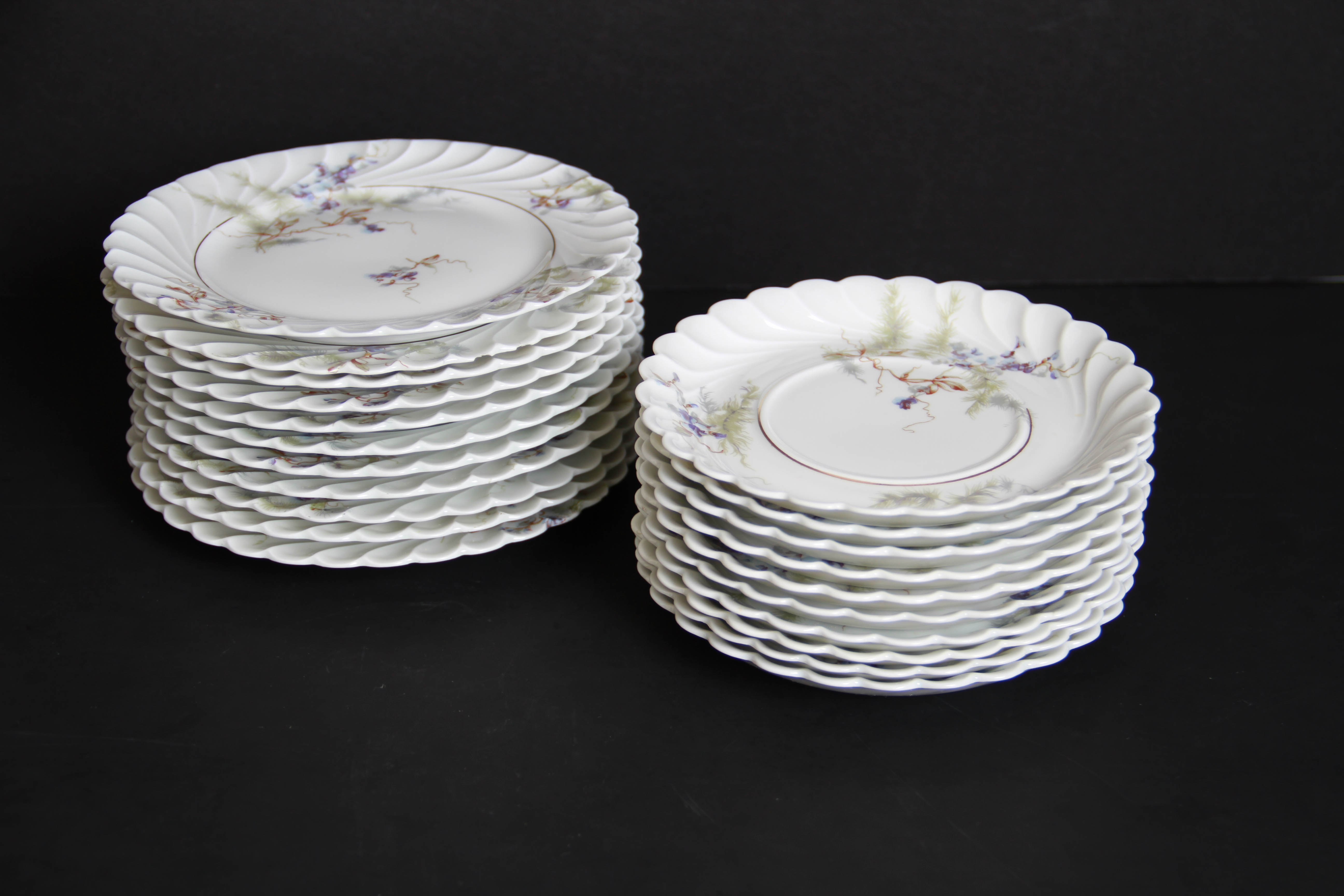 Large Set of Haviland Limoges "Orsay" China EBTH