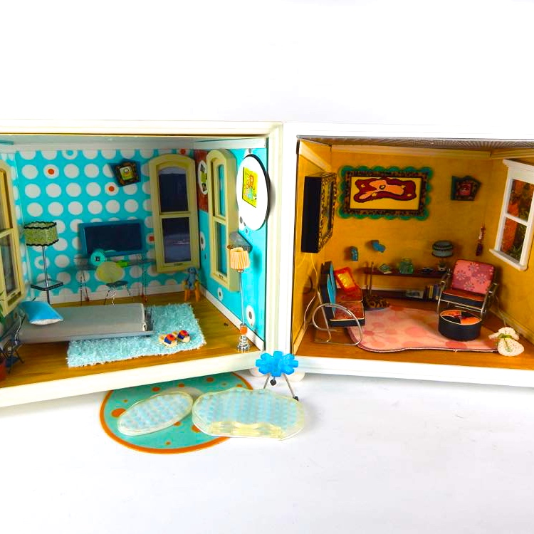 Two American Girl Doll Rooms