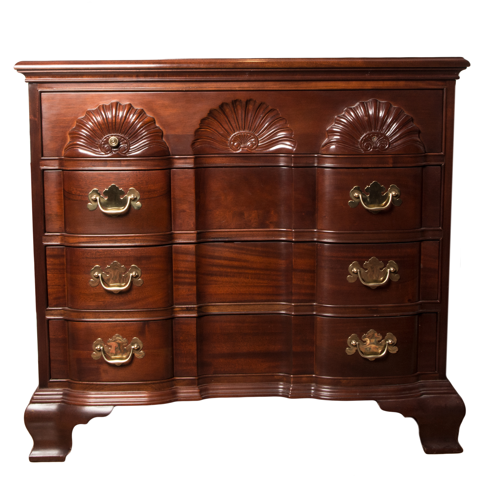 Newport Chippendale Style Blockfront Chest by Wellington 