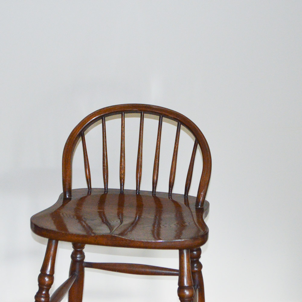 Pair of Low Back Windsor Style Bar Stools EBTH