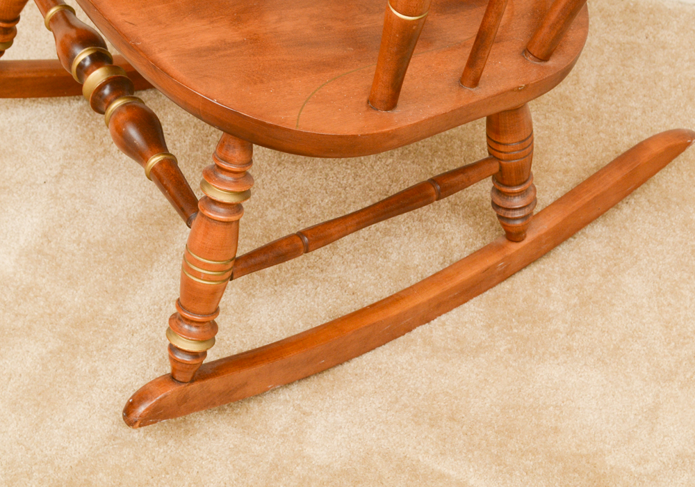 Ethan Allen Boston Style Rocking Chair EBTH