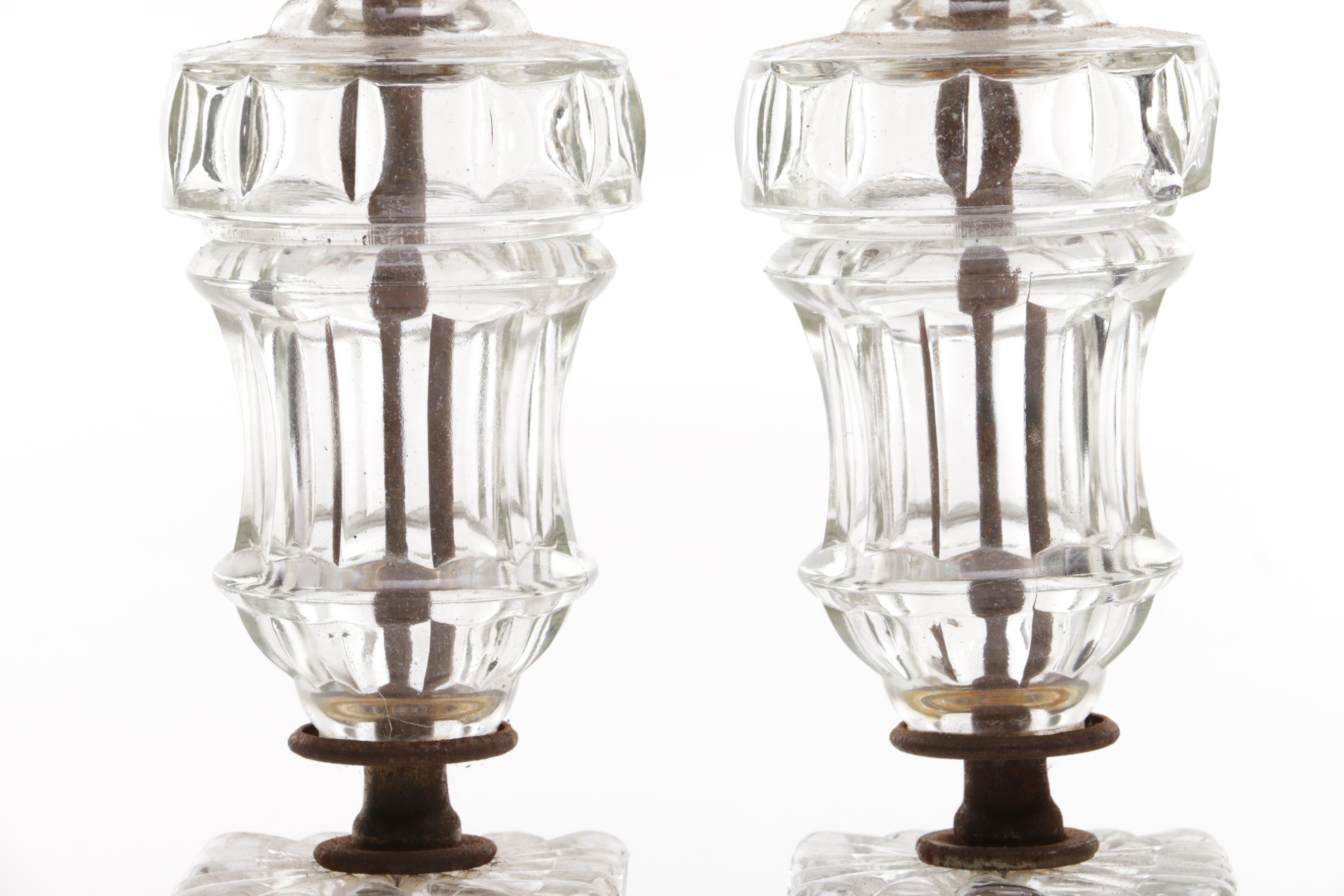 Vintage Glass Lamps Without Shades EBTH