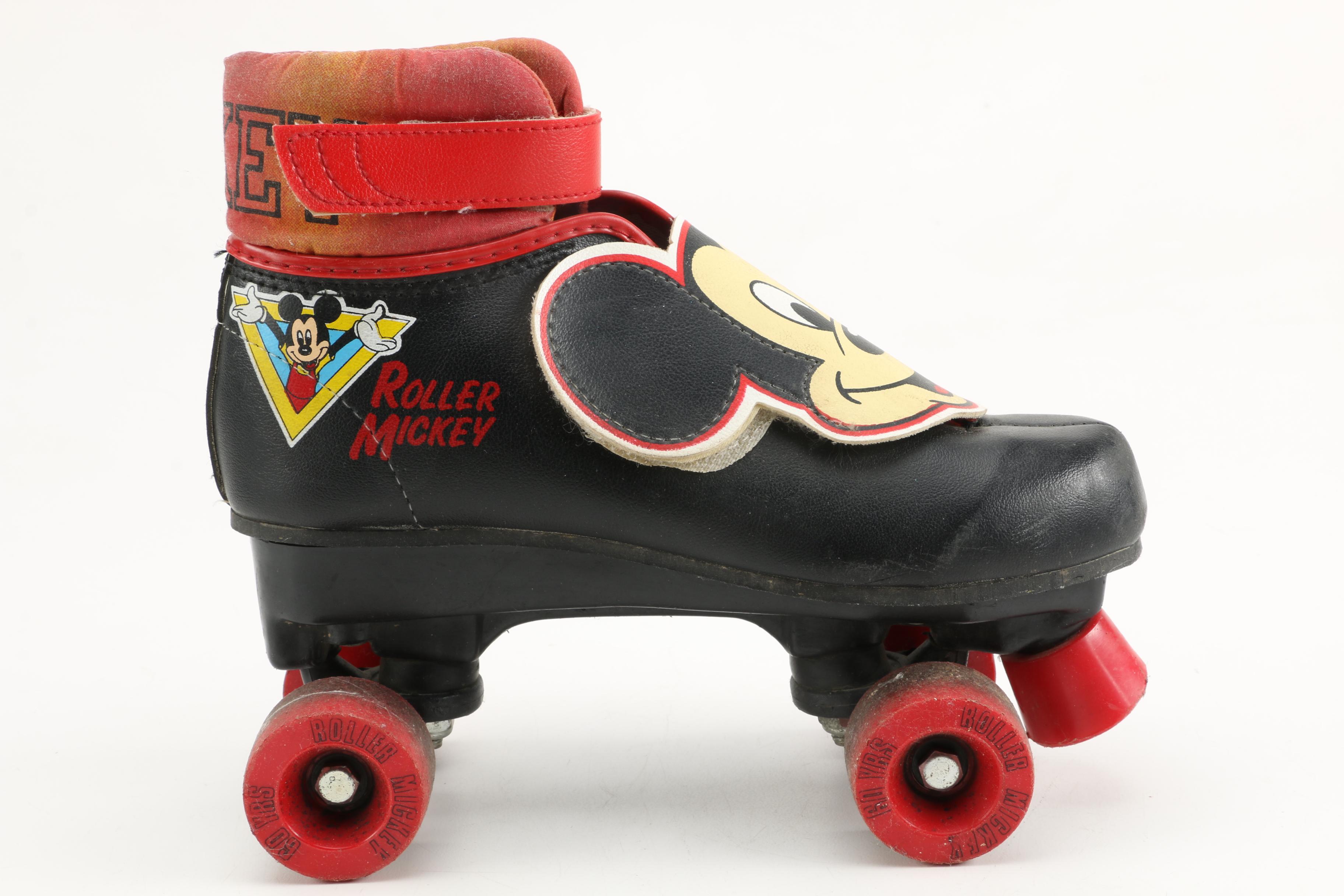 Vintage Mickey Mouse Playhouse, Roller Skates, and Toys EBTH