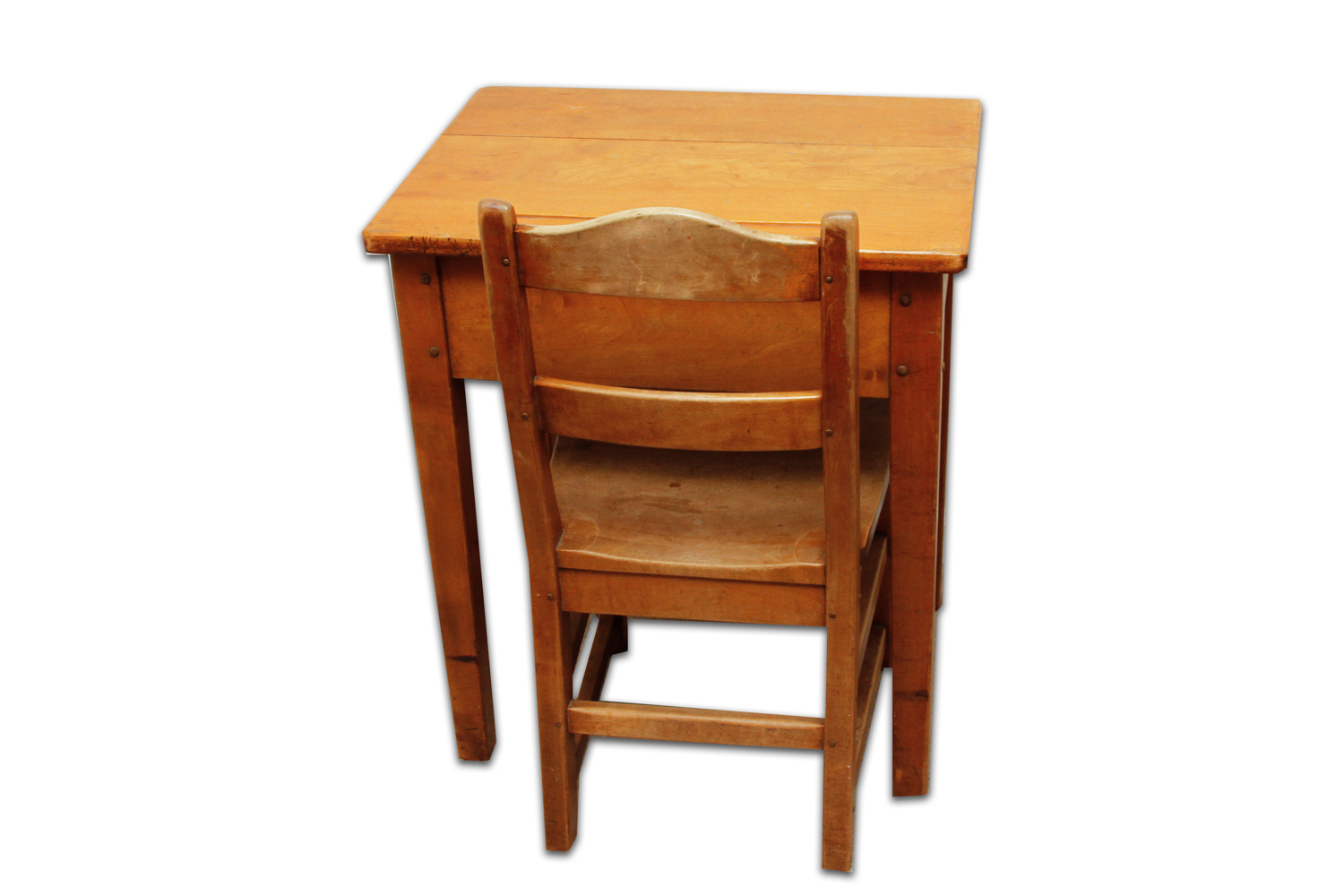 Vintage Wooden Child S Desk And Chair By Stickley Ebth