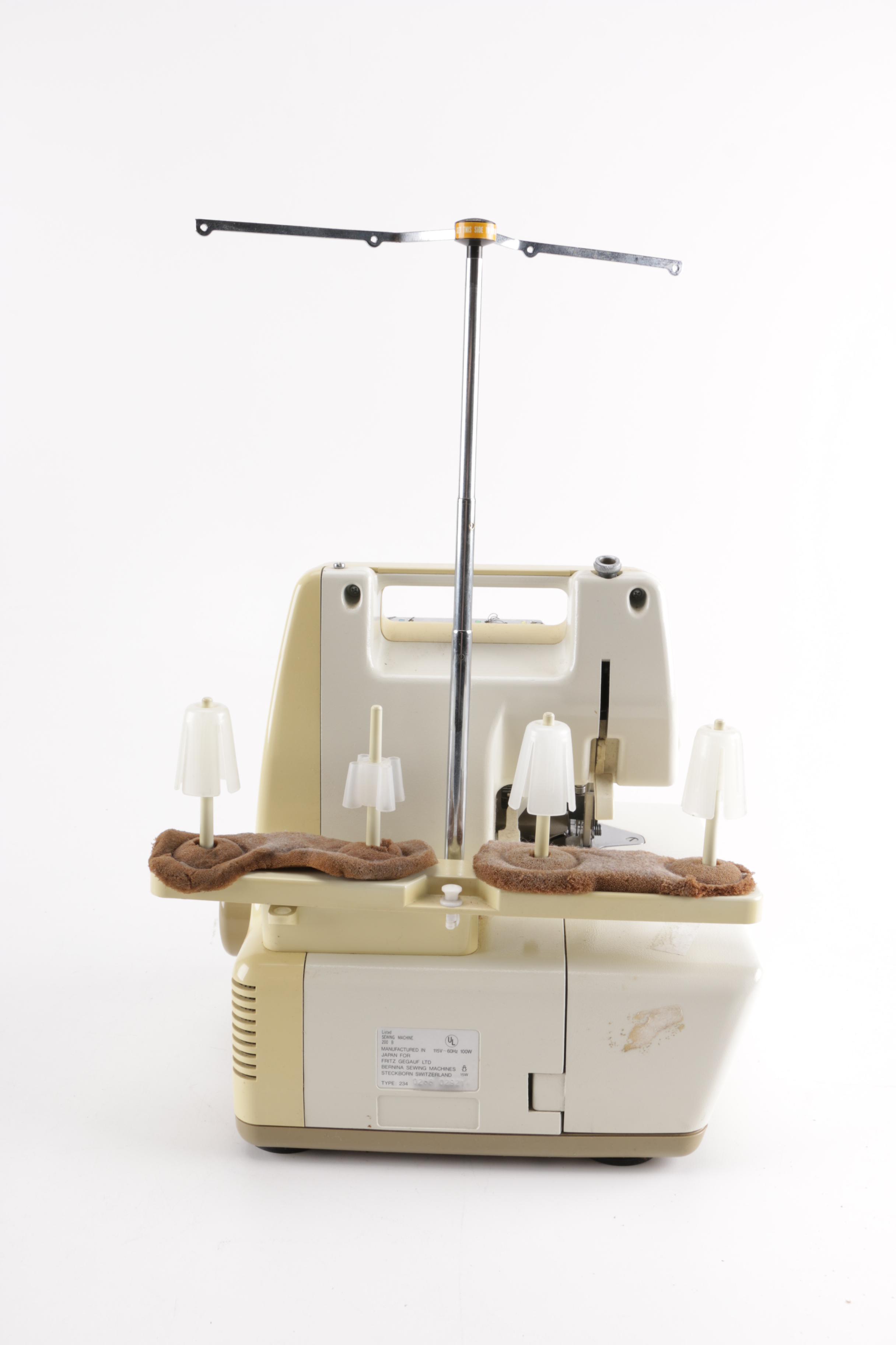 Vintage for Bernina 234 Overlock Sewing Machine EBTH