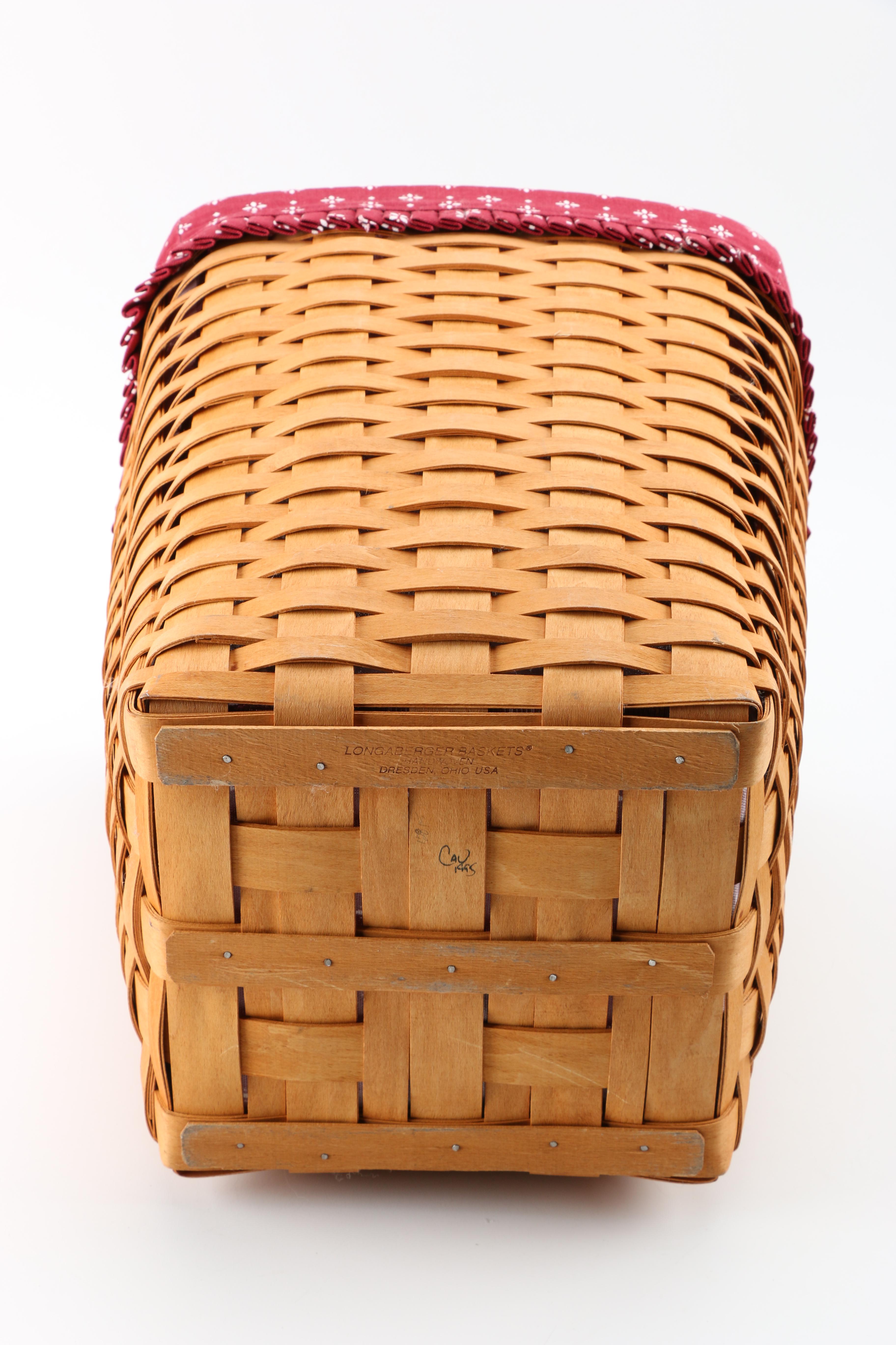 Longaberger 1990s Handwoven Baskets EBTH
