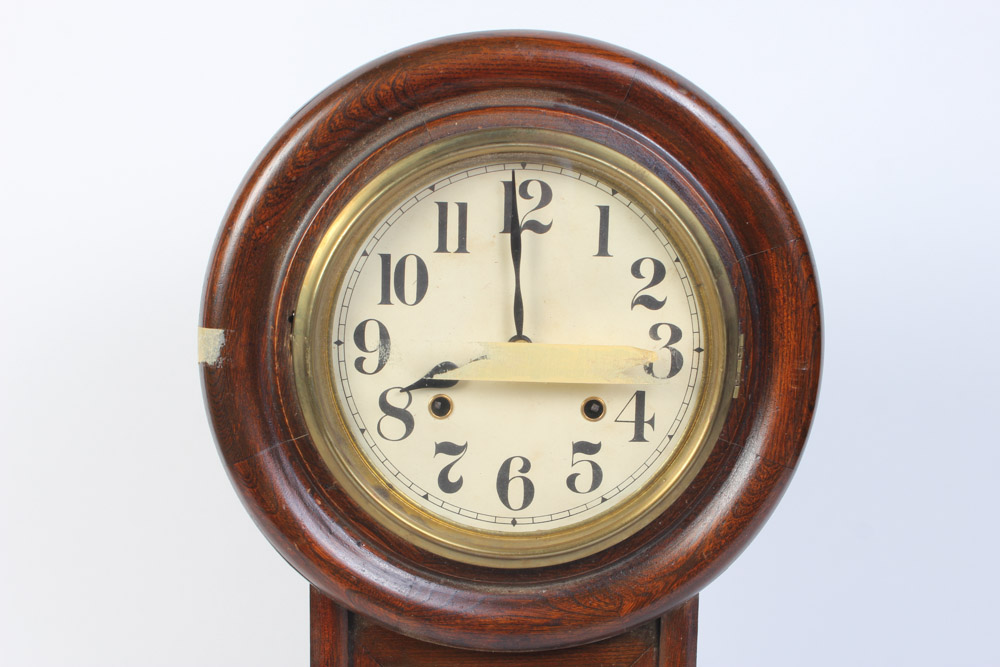 Antique Regulator Pendulum Clock Circa 1900 EBTH