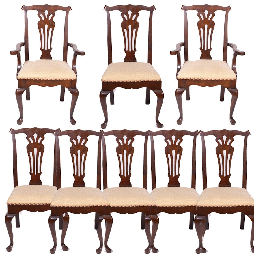 Set Of Chippendale Style Dining Chairs By Pennsylvania House : EBTH Set of Chippendale Style Dining Chairs by Pennsylvania House ... - Set Of Chippendale Style Dining Chairs By Pennsylvania House : EBTH