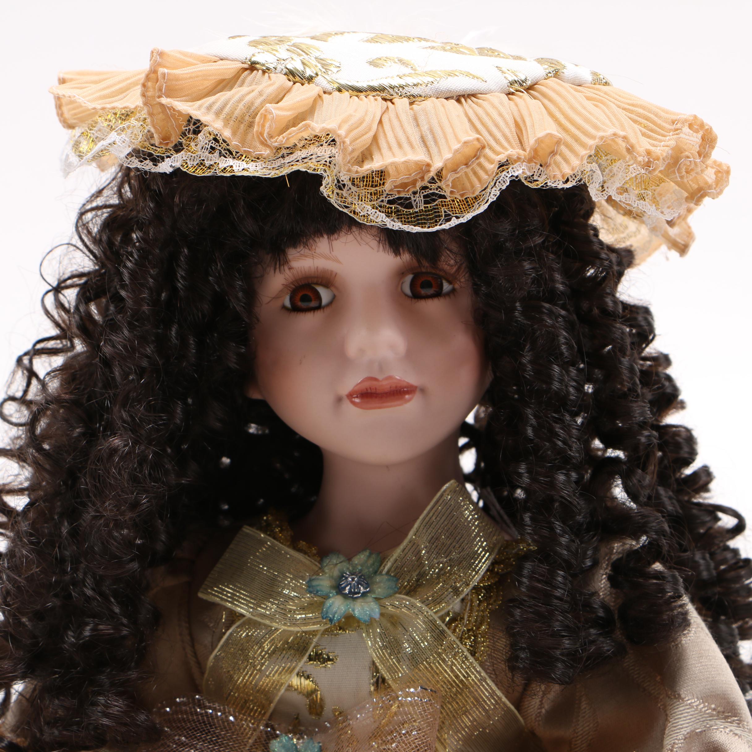 Goldenvale Porcelain Doll EBTH