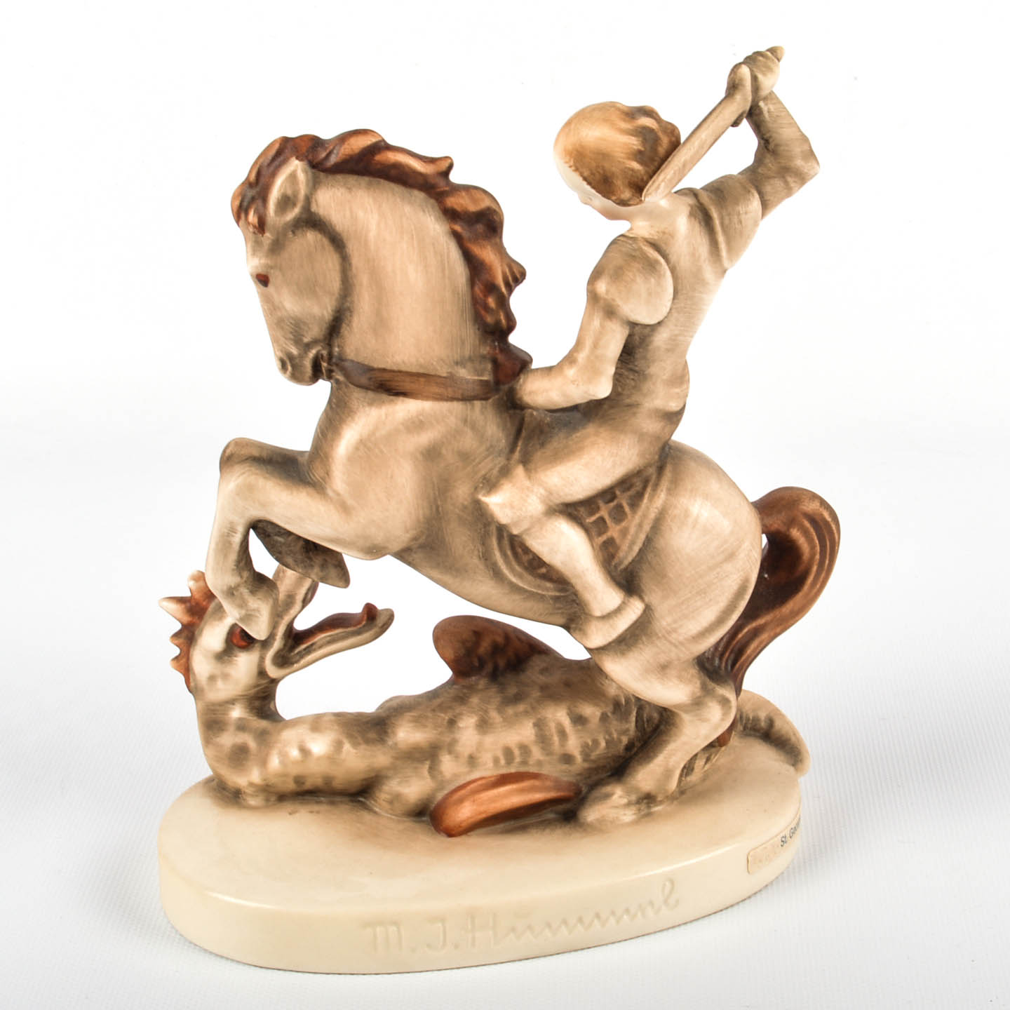1982 Goebel M I Hummel Saint George And Dragon Porcelain Figurine EBTH