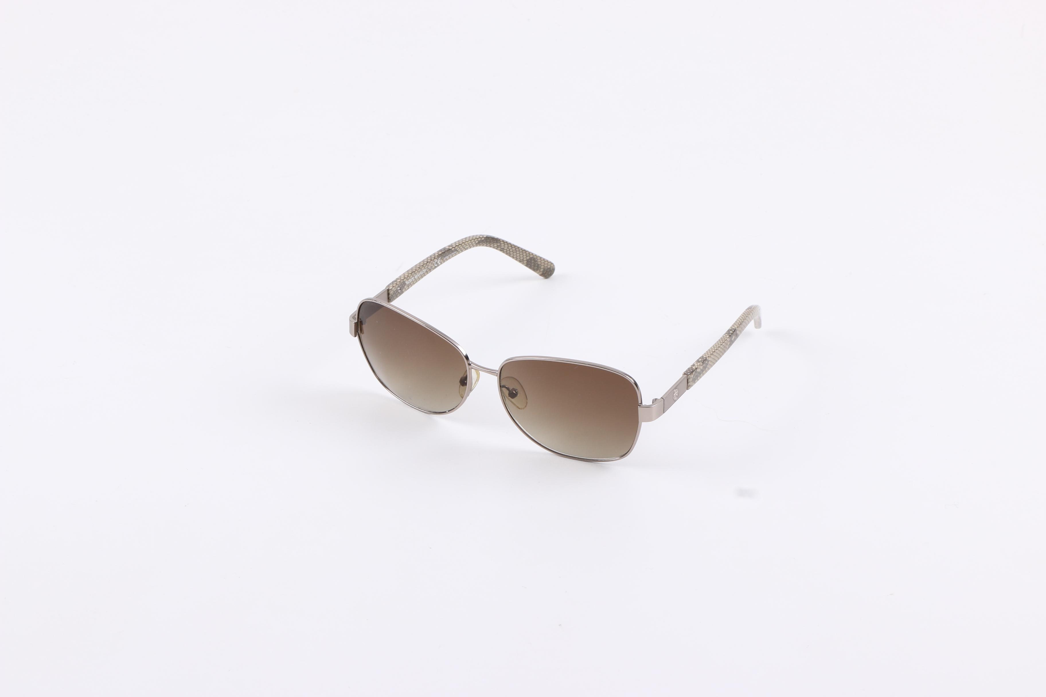 tory burch snake aviator sunglasses