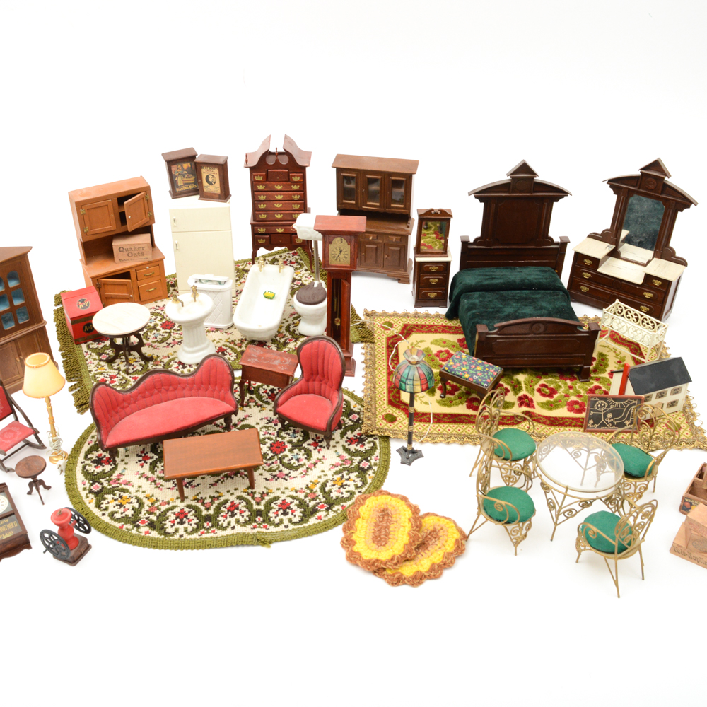 Vintage Dollhouse Furniture and Accessories EBTH