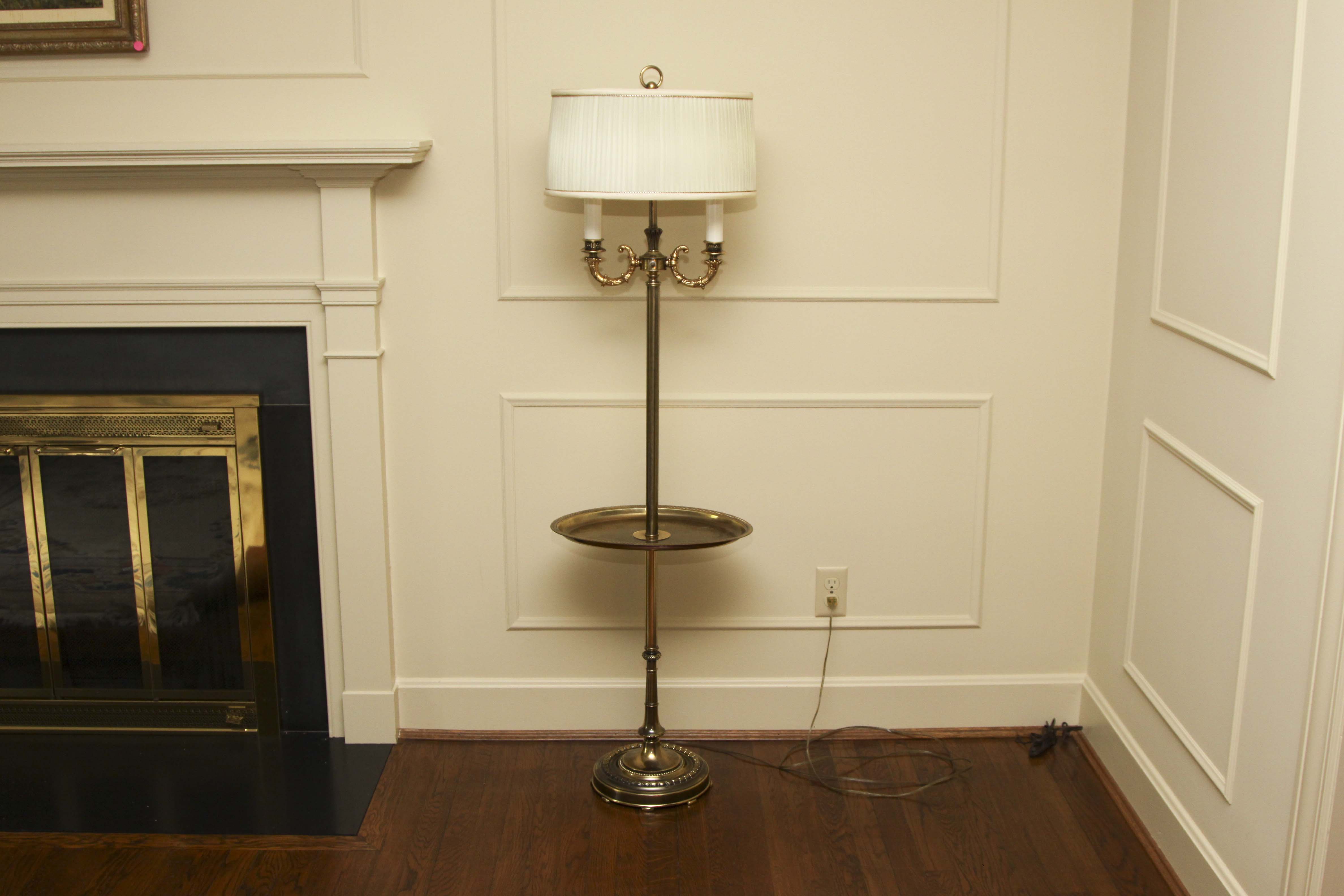 Brass Rembrandt Floor Lamp Ebth