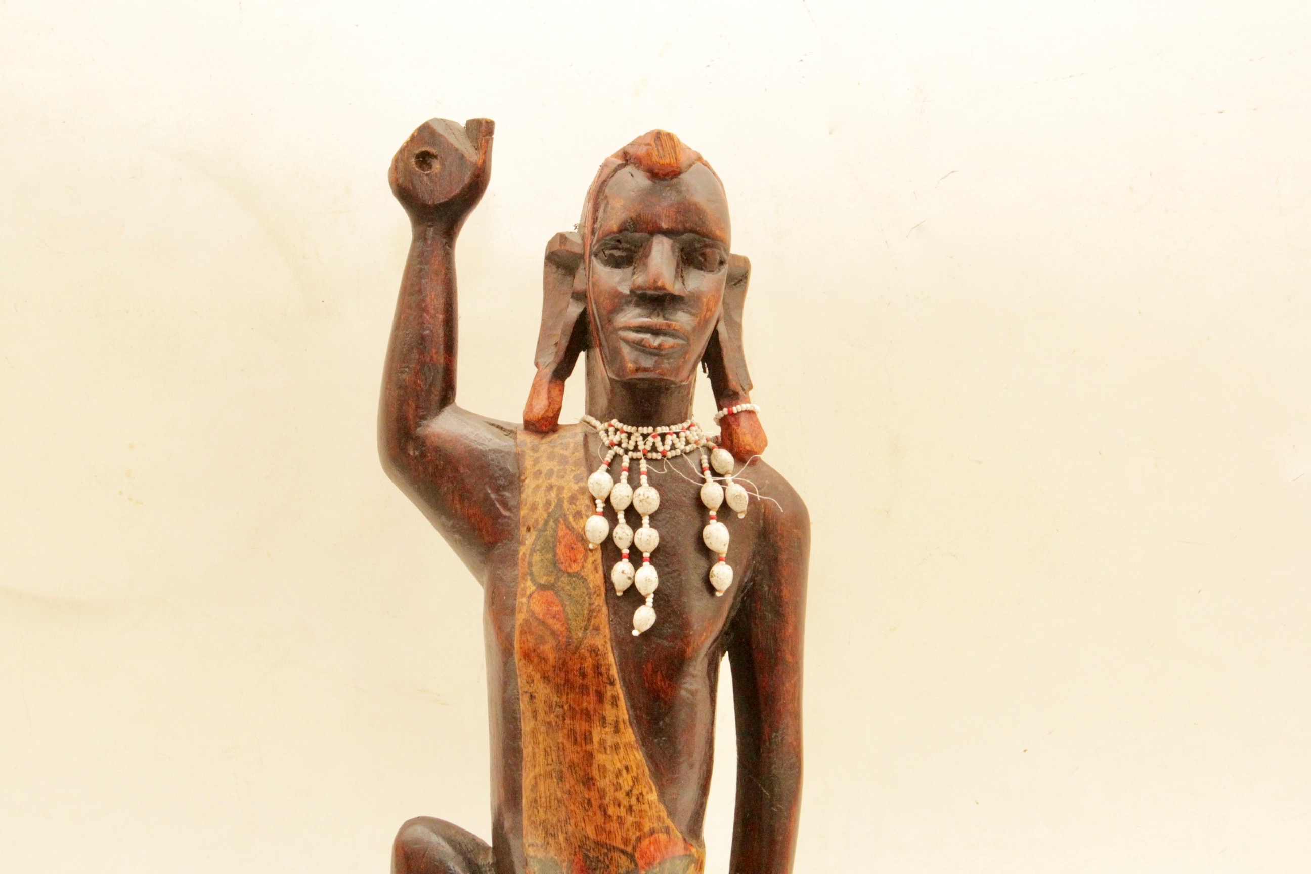 Carved Wooden Tribal Figure EBTH