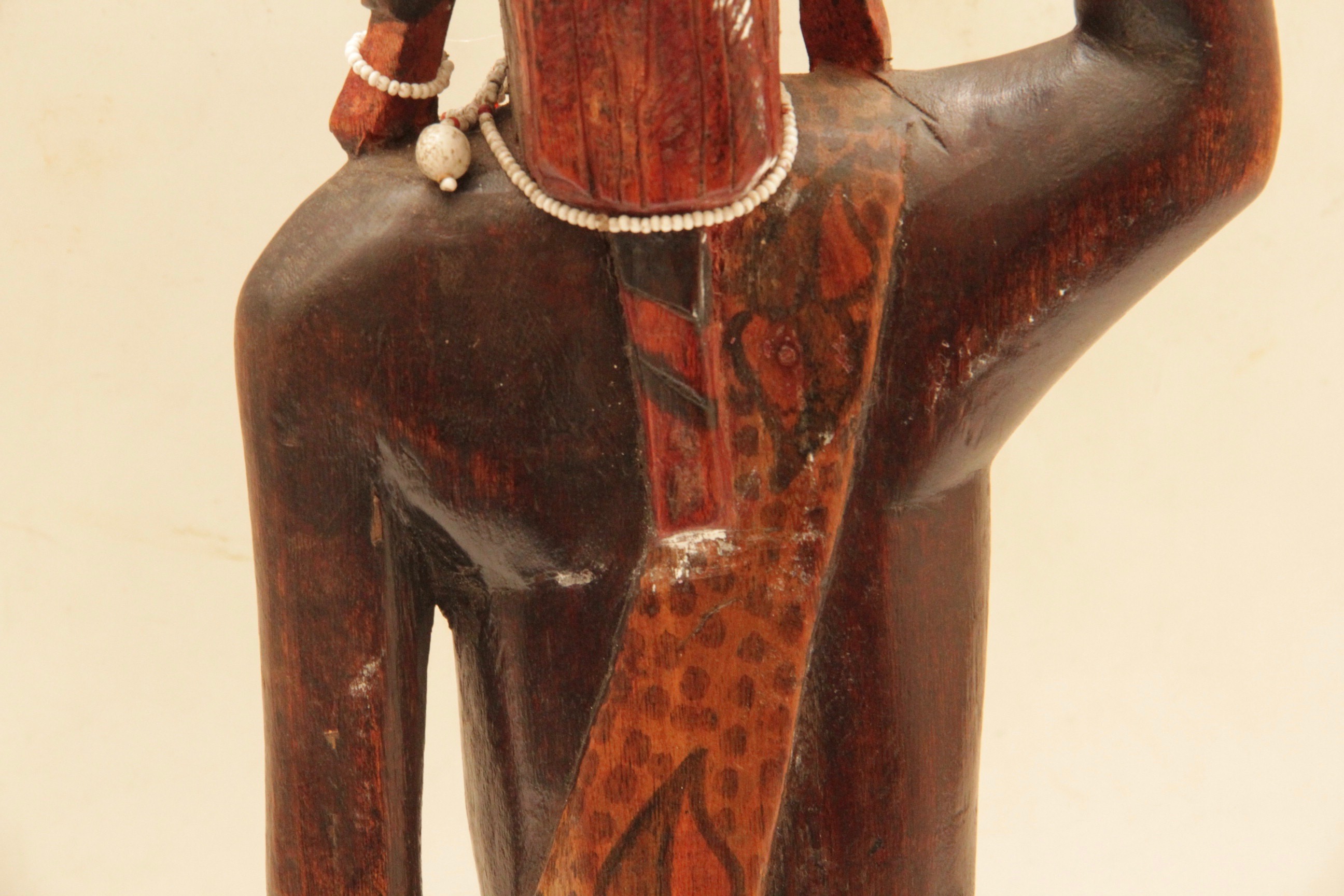 Carved Wooden Tribal Figure EBTH