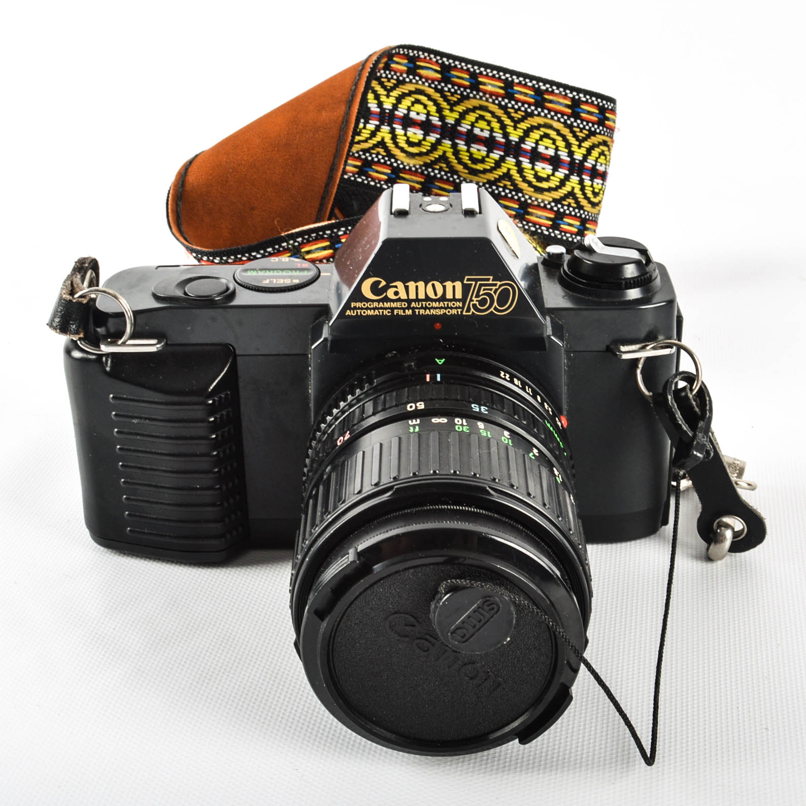 Vintage Canon T50 Film Camera and Lenses EBTH