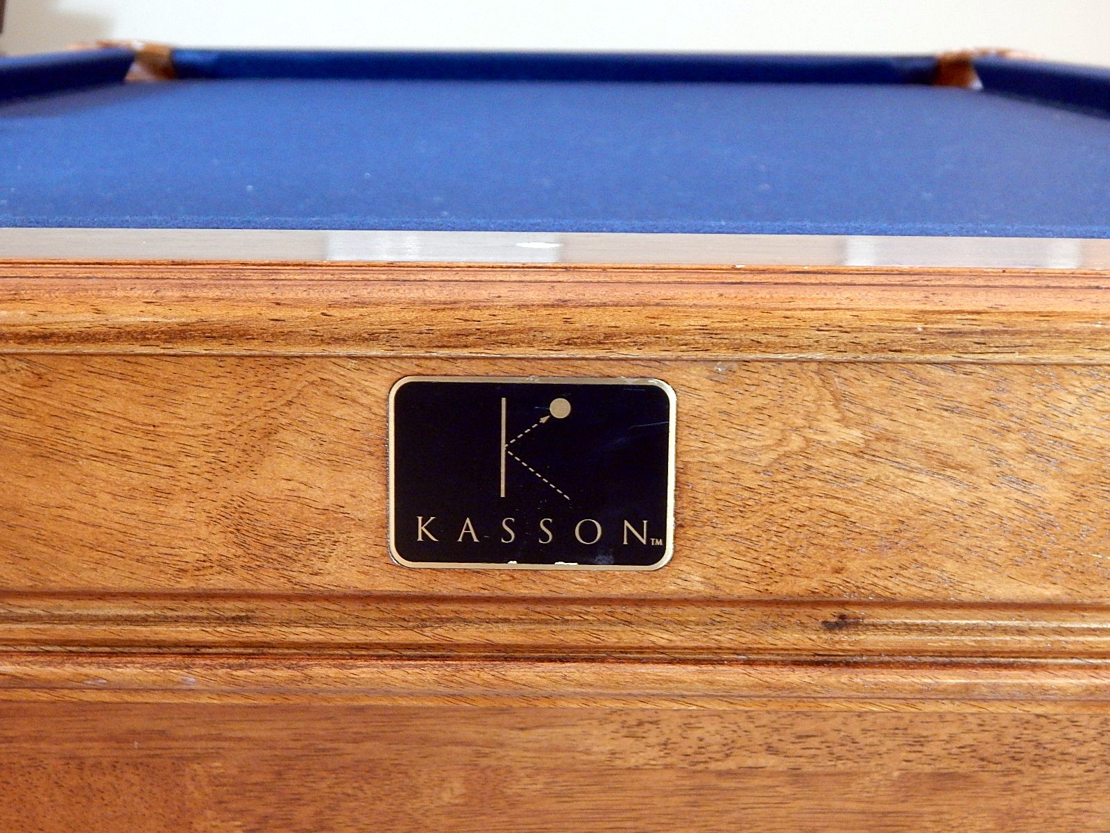Kasson Oak Pool Table and Accessories EBTH