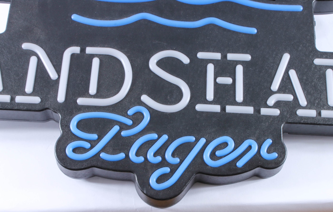 Electric \ "Landshark Lager \" Neon Signer | Ébronçage