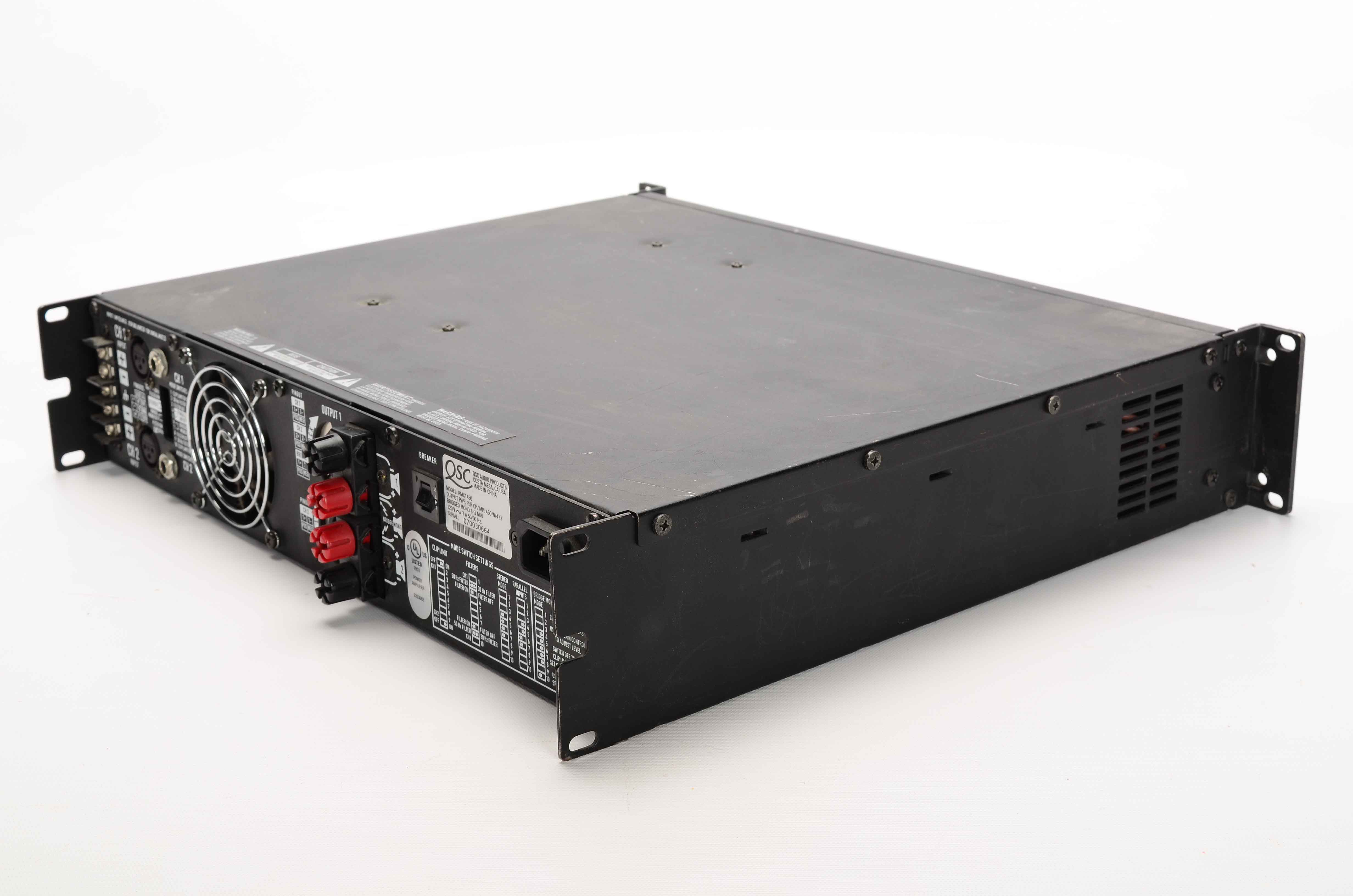 QSC RMX 1450 Power Amplifier EBTH