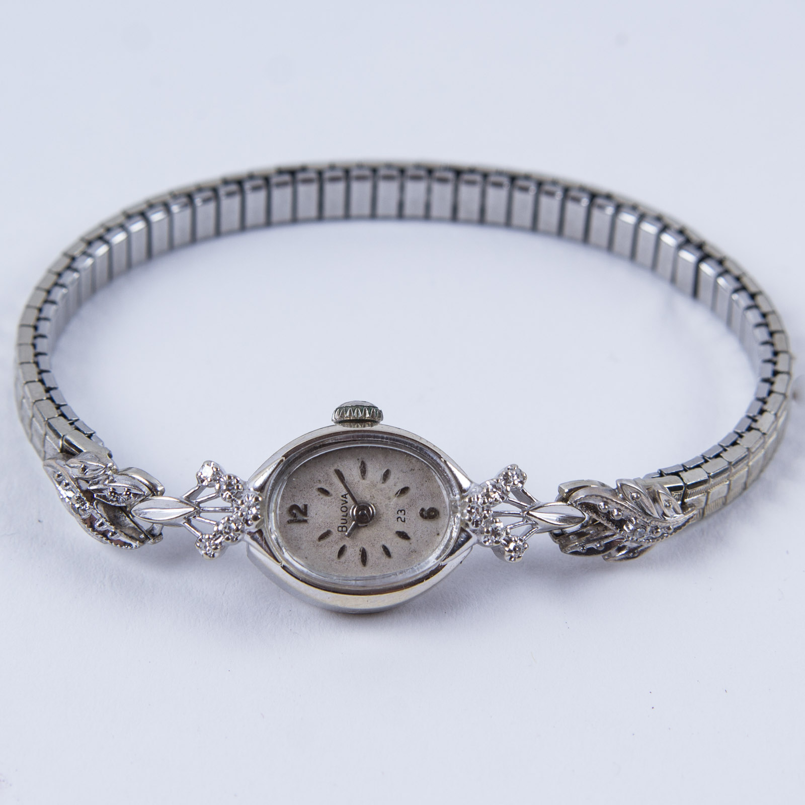 bulova white gold