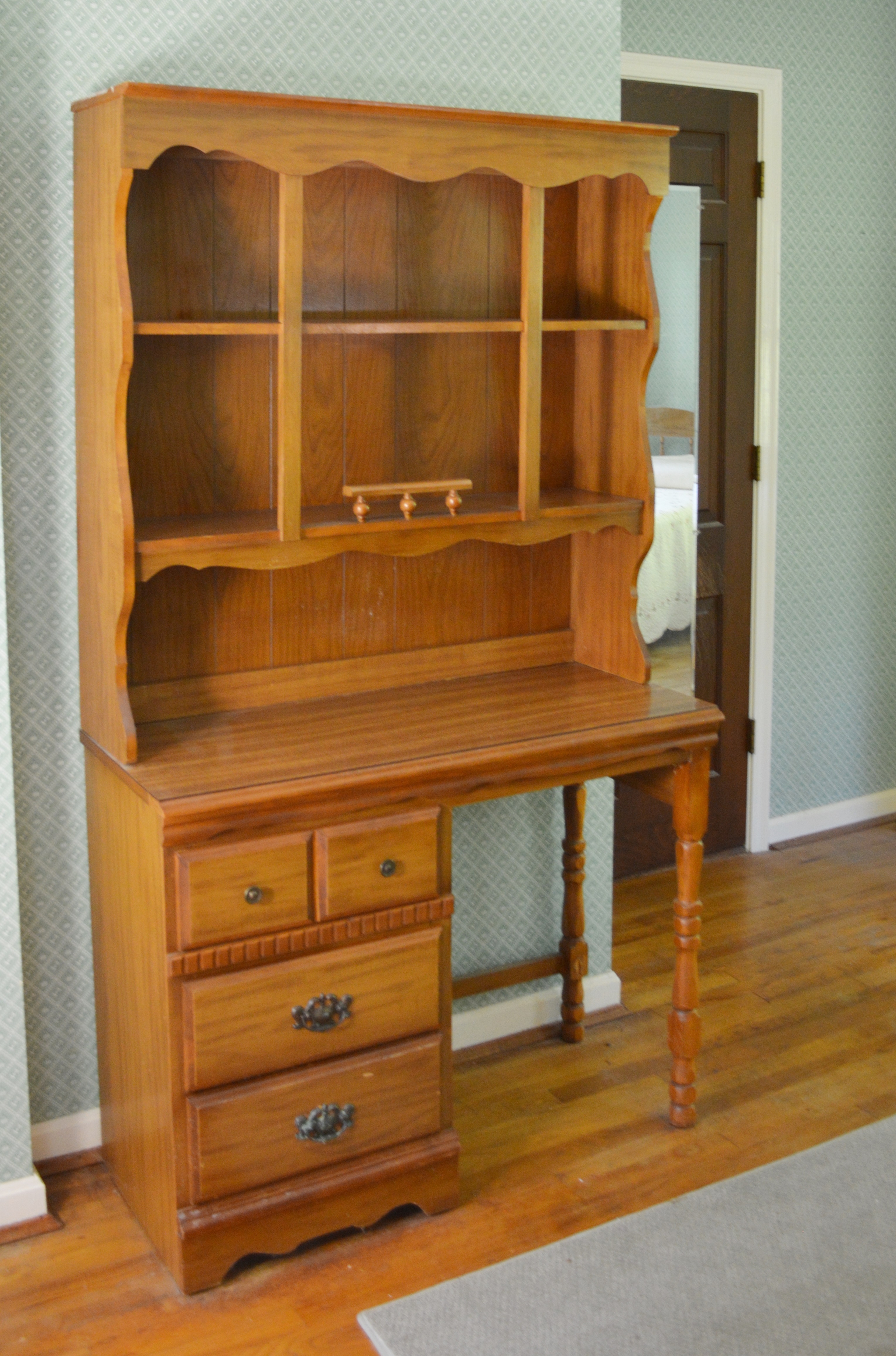 Homestead Desk And Hutch By Sears Ebth