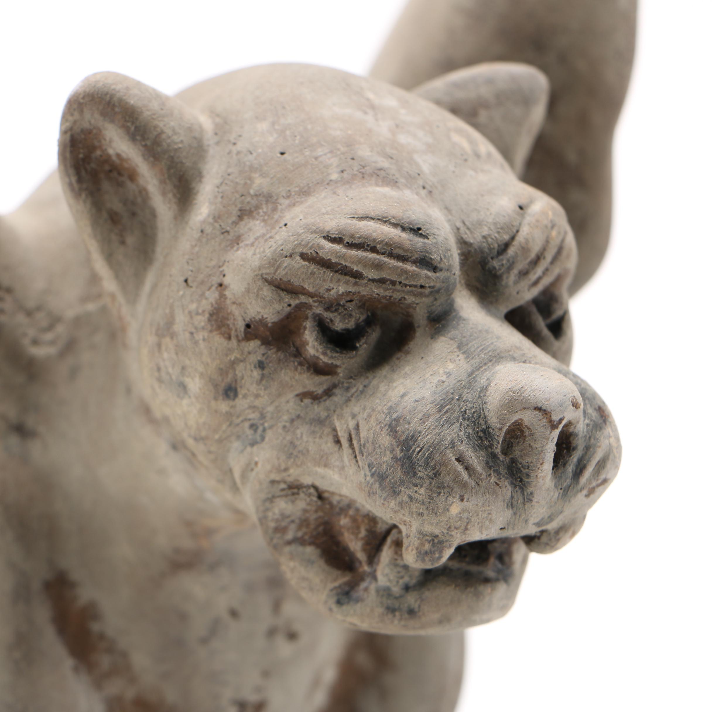 Ceramic Gargoyle Statue EBTH