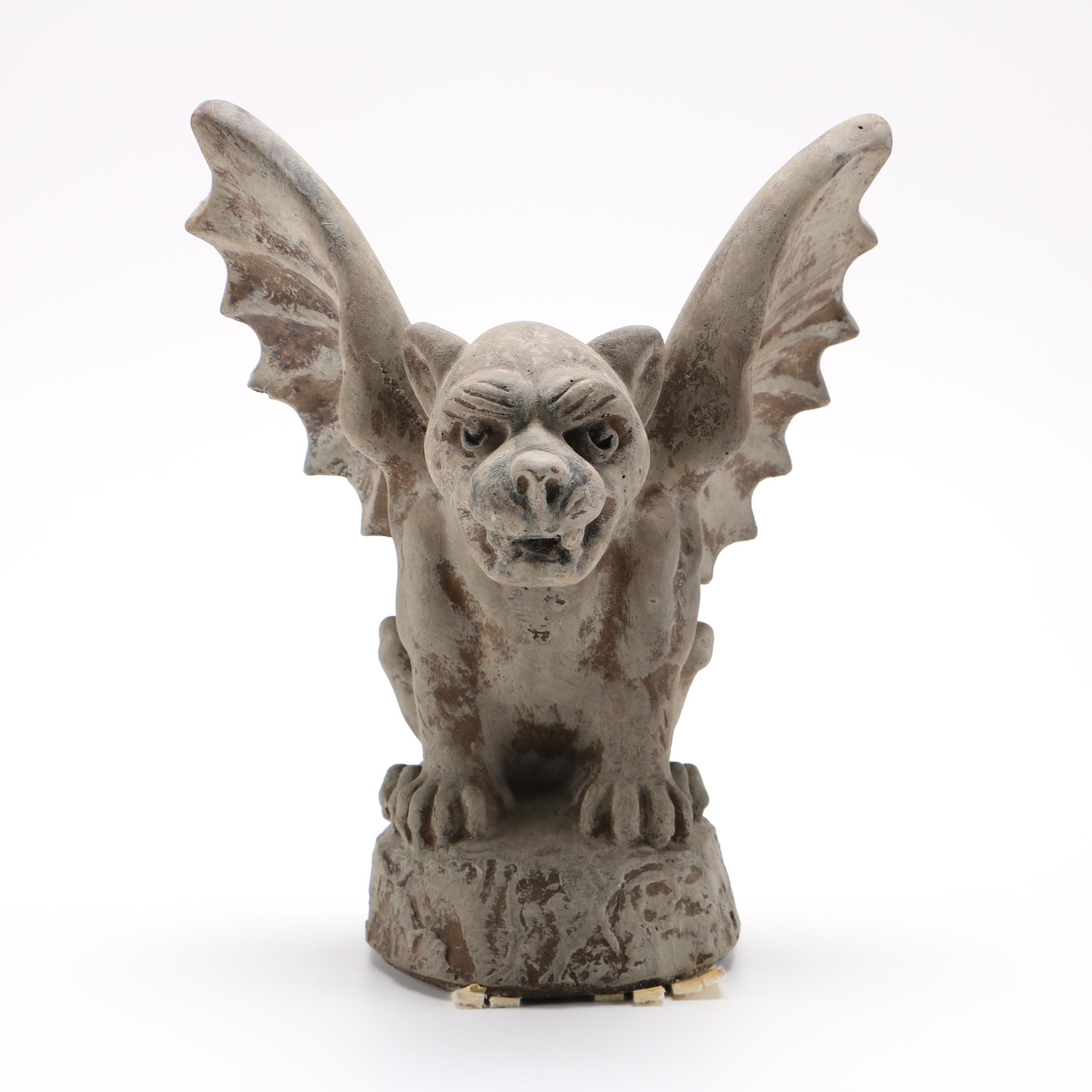 Ceramic Gargoyle Statue EBTH