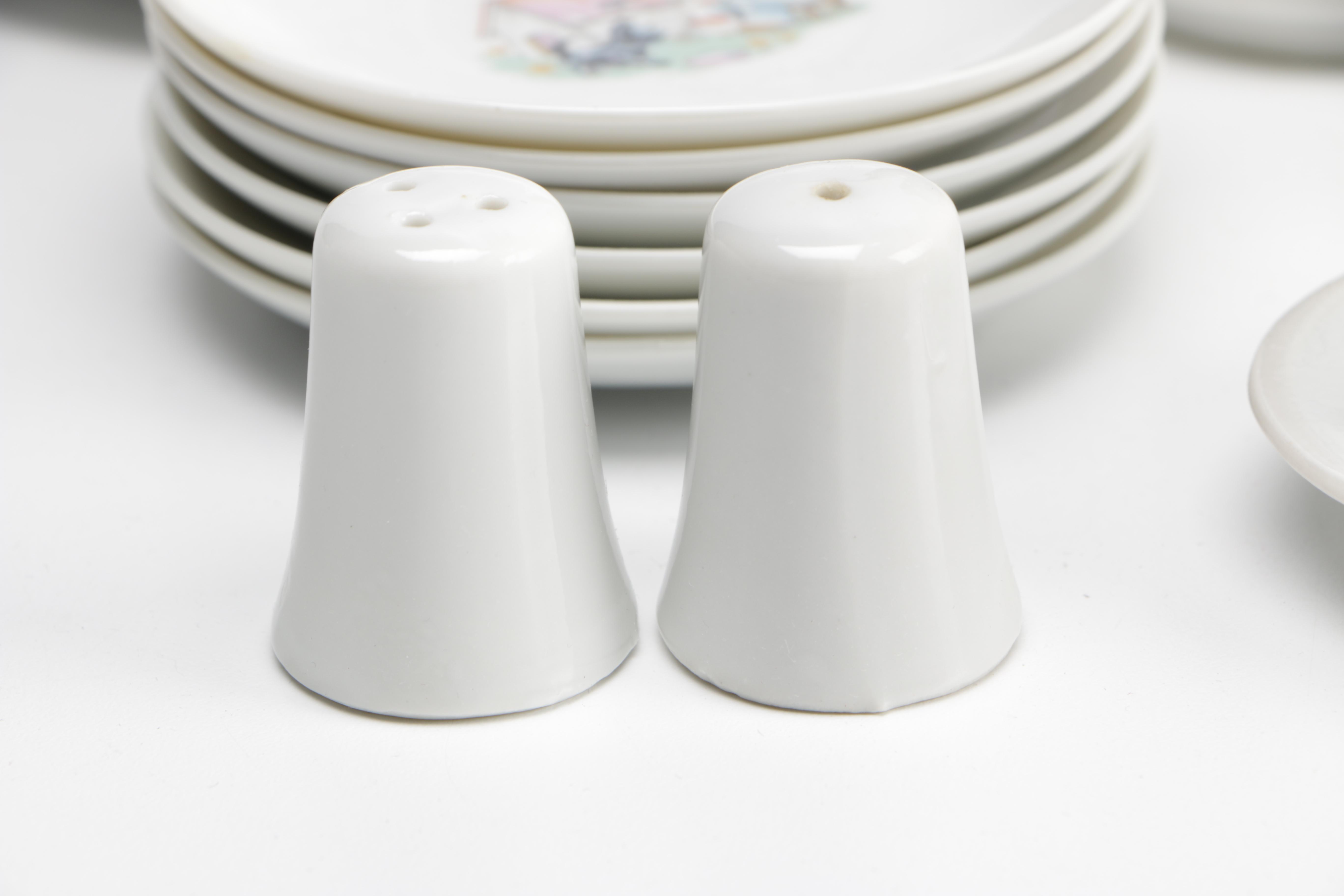 Japanese Scottie Dog Themed Miniature Tea Set EBTH