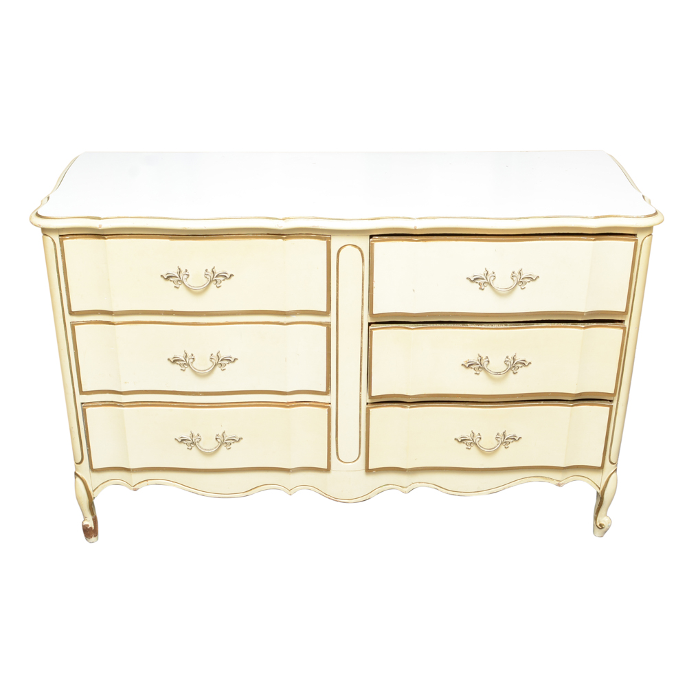 Cream Vintage Dresser Ebth