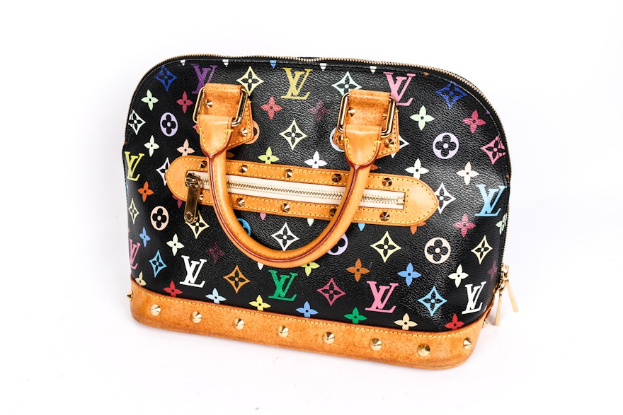 Louis Vuitton Multicolor Alma Noir Handbag | EBTH