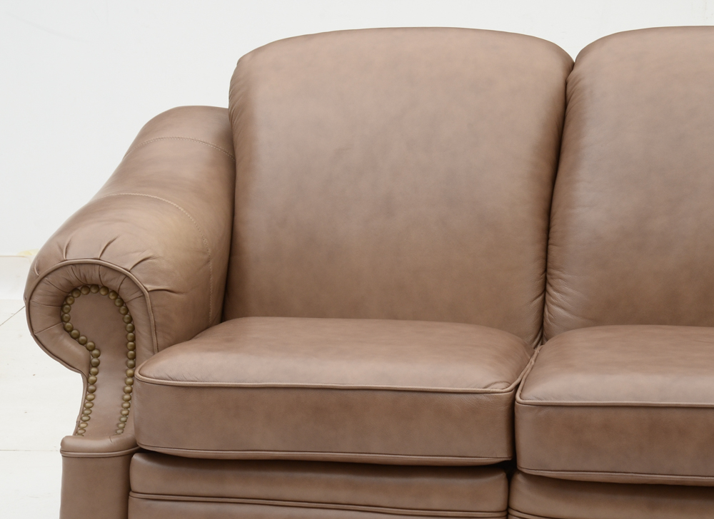 Barcalounger Leather Sofa EBTH