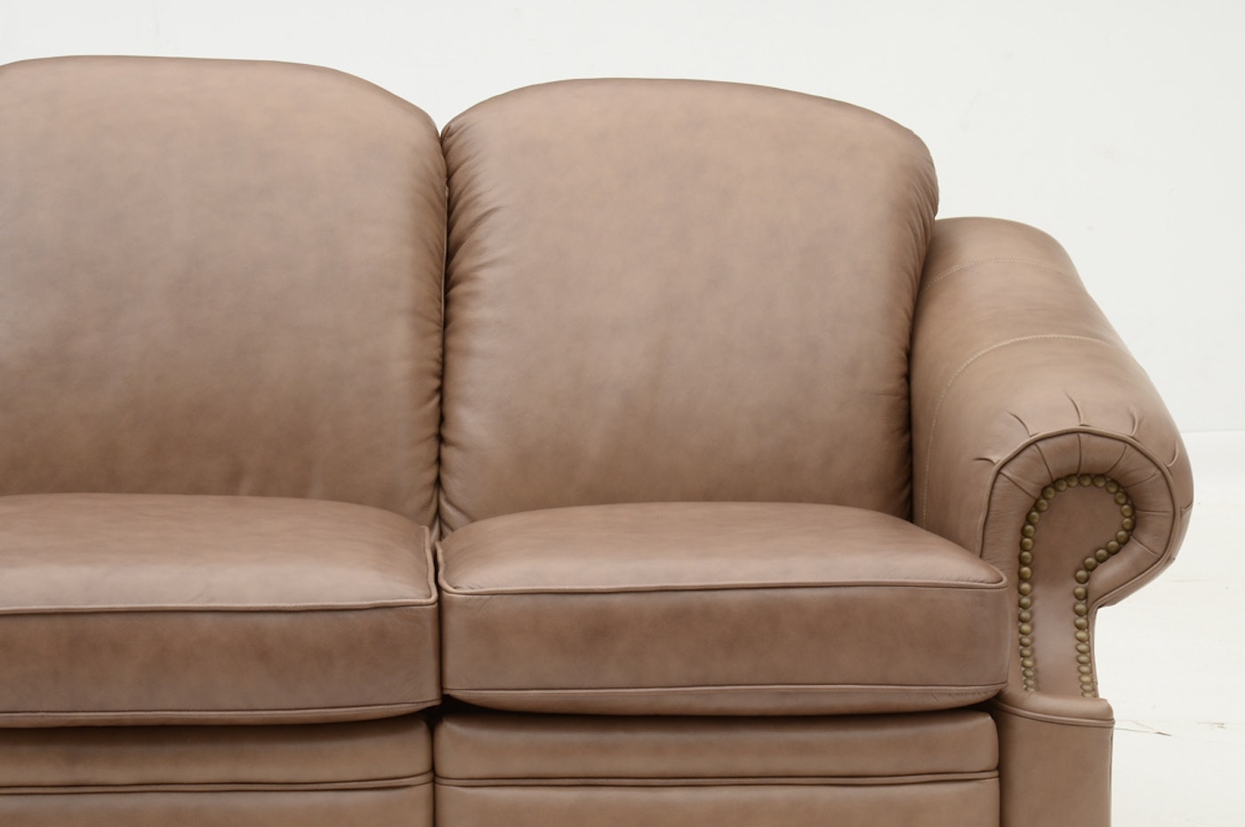 barcalounger leather sleeper sofa