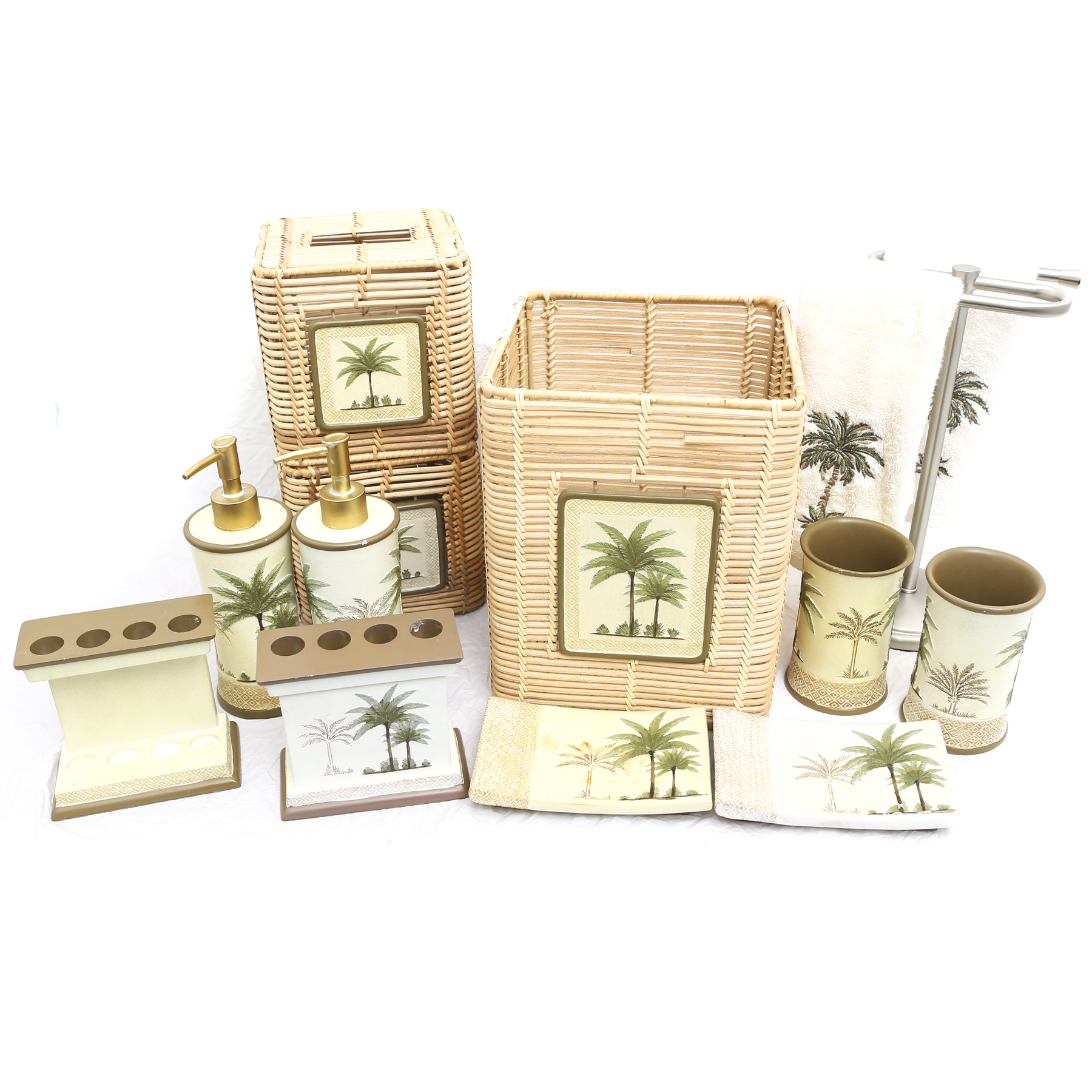 Palm TreeThemed Bathroom Accessories EBTH