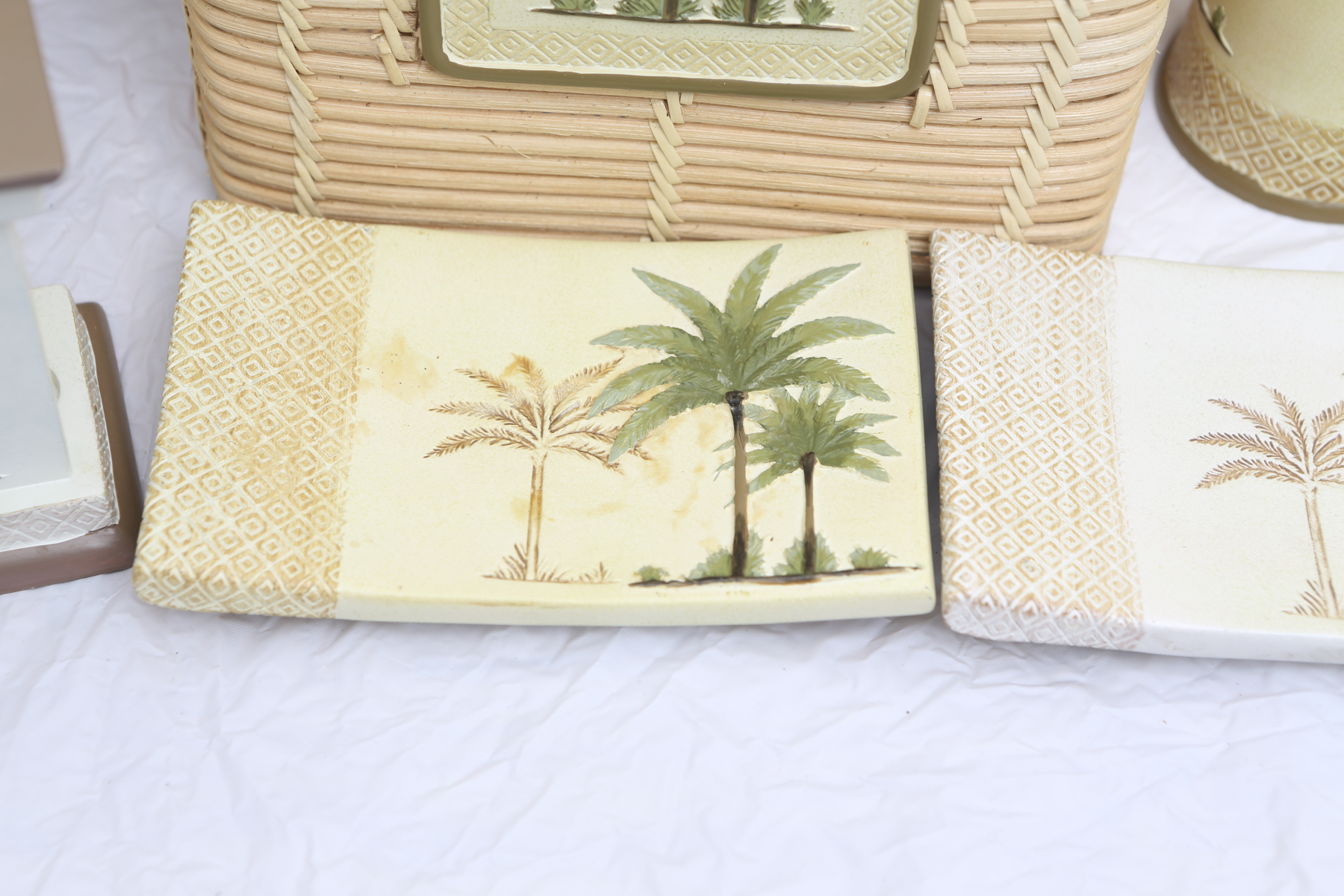Palm TreeThemed Bathroom Accessories EBTH