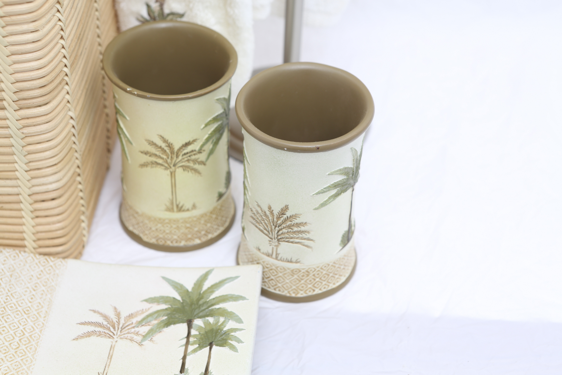 Palm TreeThemed Bathroom Accessories EBTH