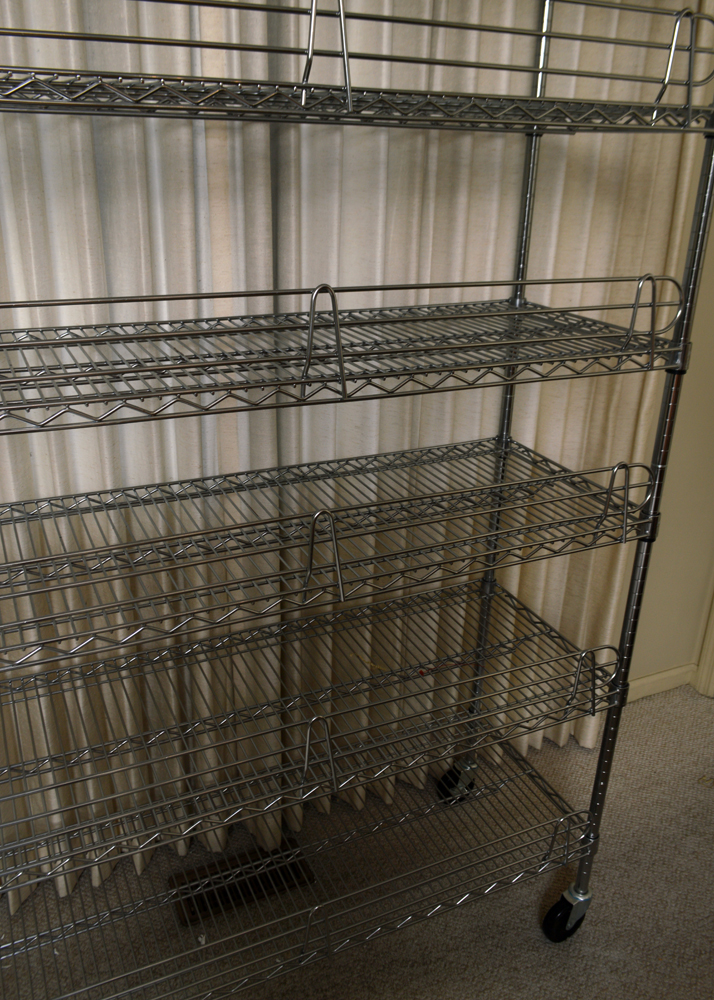 Restaurant Grade Rolling Rack by NSF Shelf Tech System EBTH