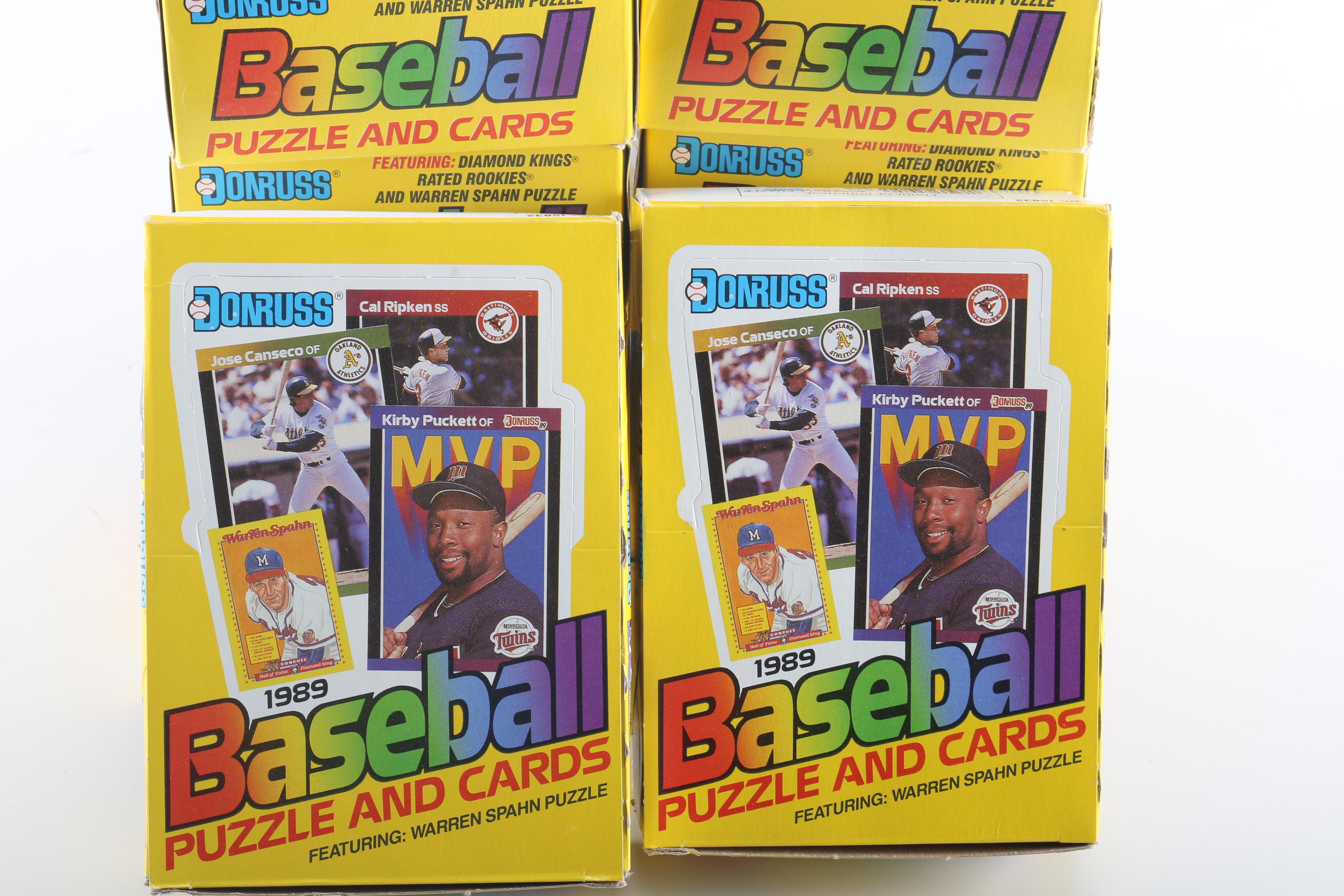 1989 Donruss Baseball Card Boxes EBTH