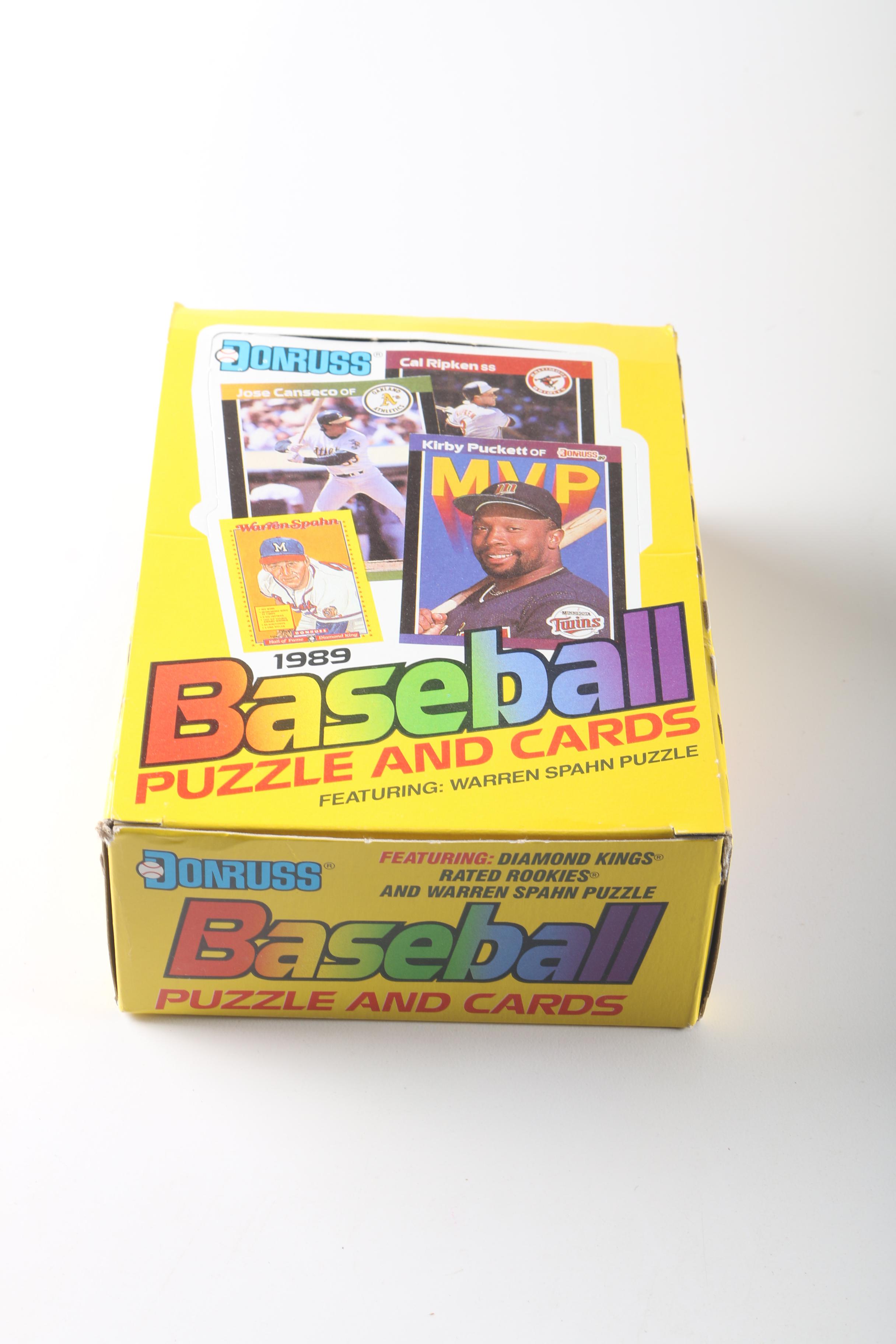 1989 Donruss Baseball Card Boxes EBTH
