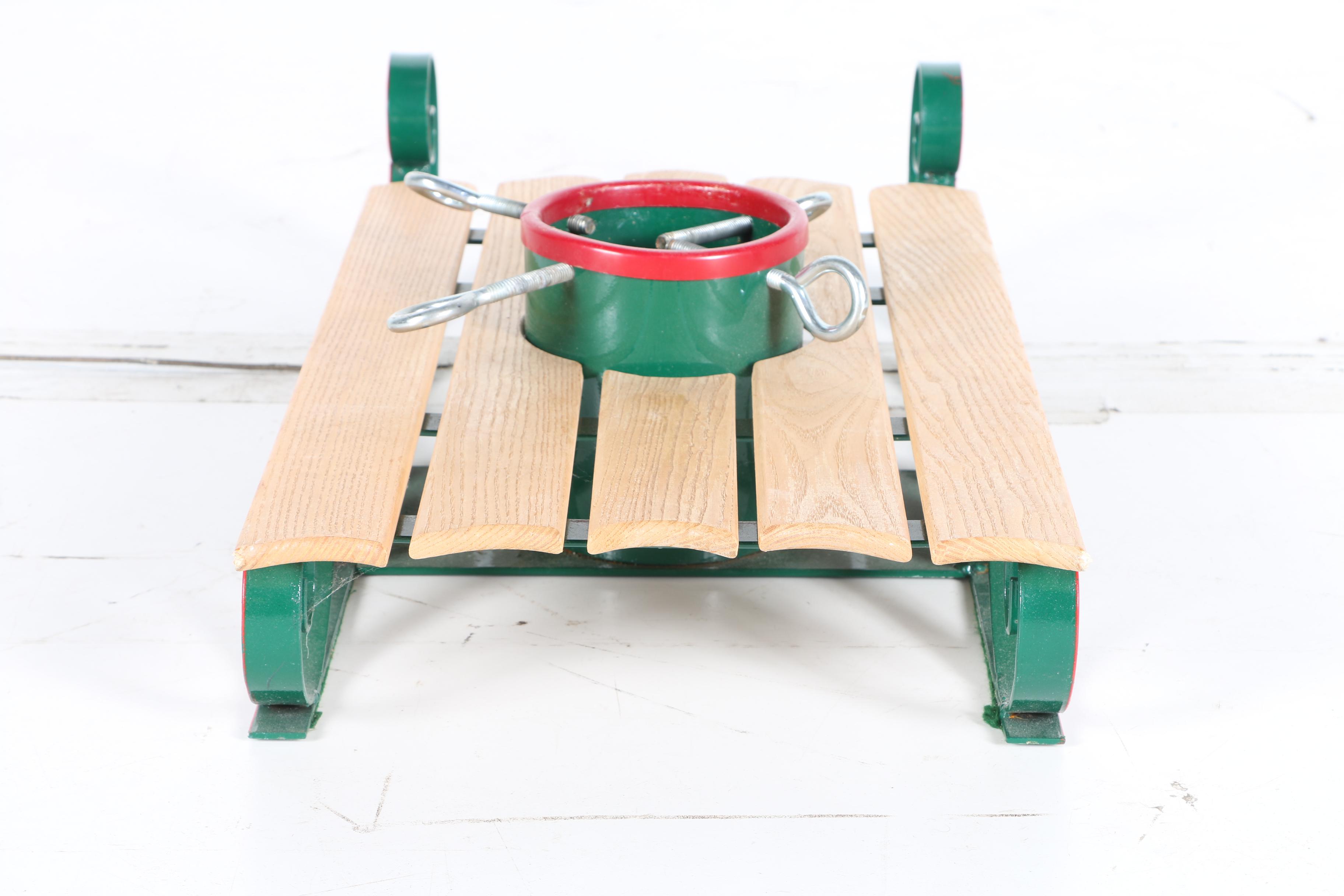 Sled Christmas Tree Stand 