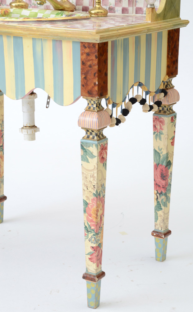 MacKenzieChilds Vanity and Sink EBTH