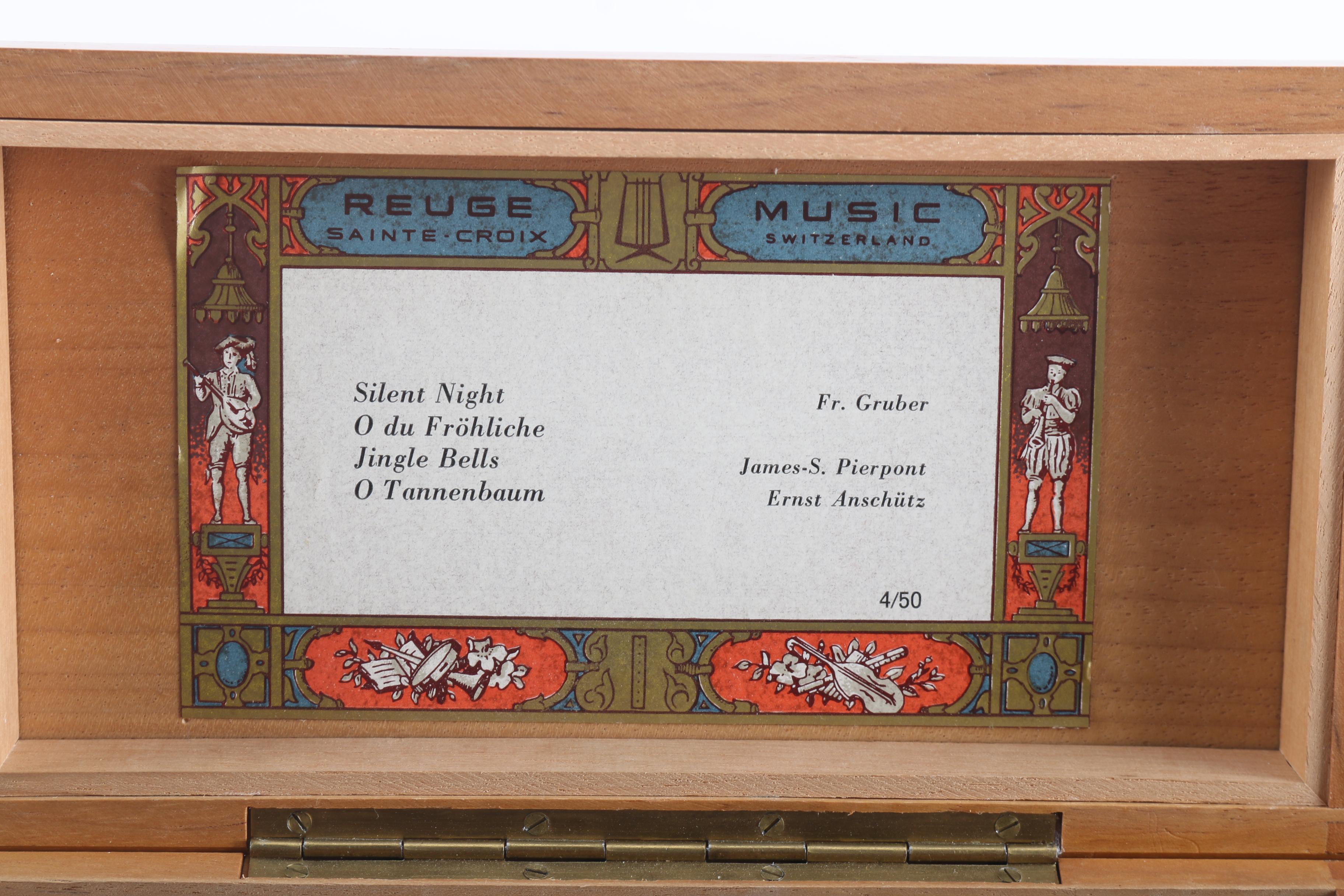 Reuge SainteCroix Music Box with Christmas Songs EBTH