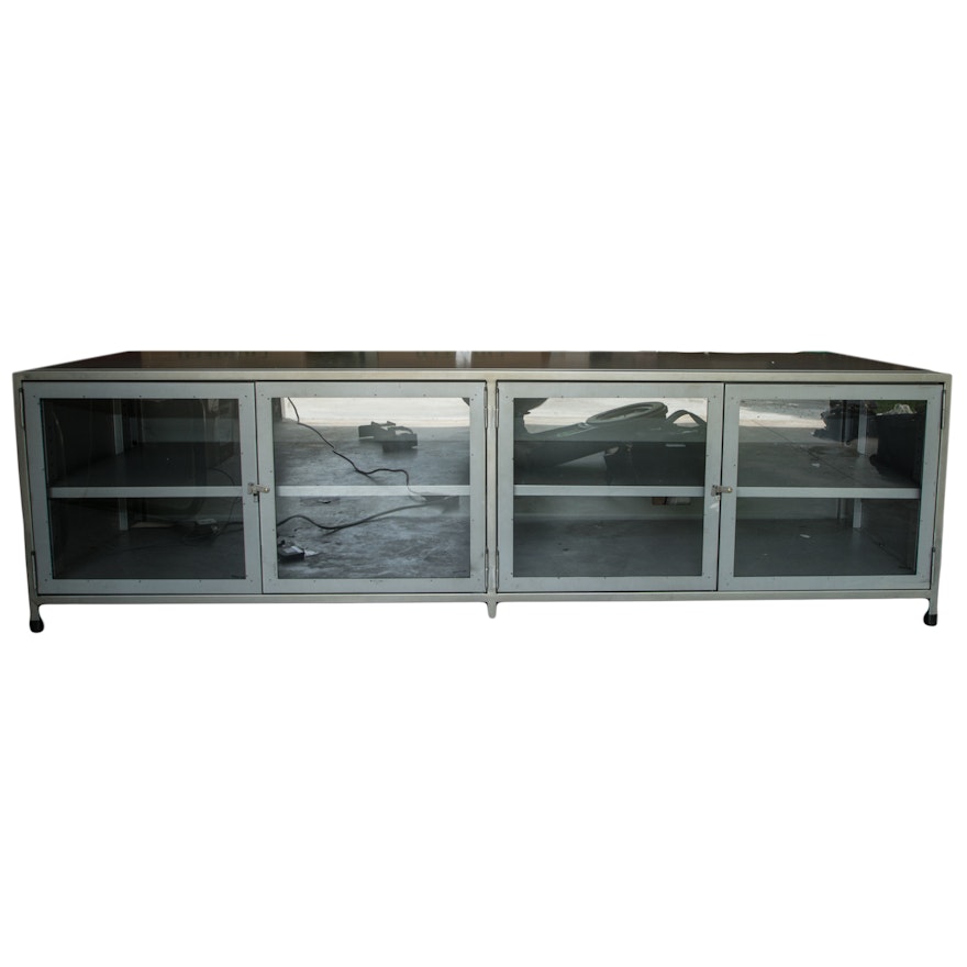 West Elm Media Console Cabinet Ebth