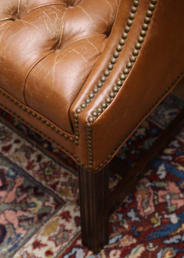Tufted Leather Armchair EBTH