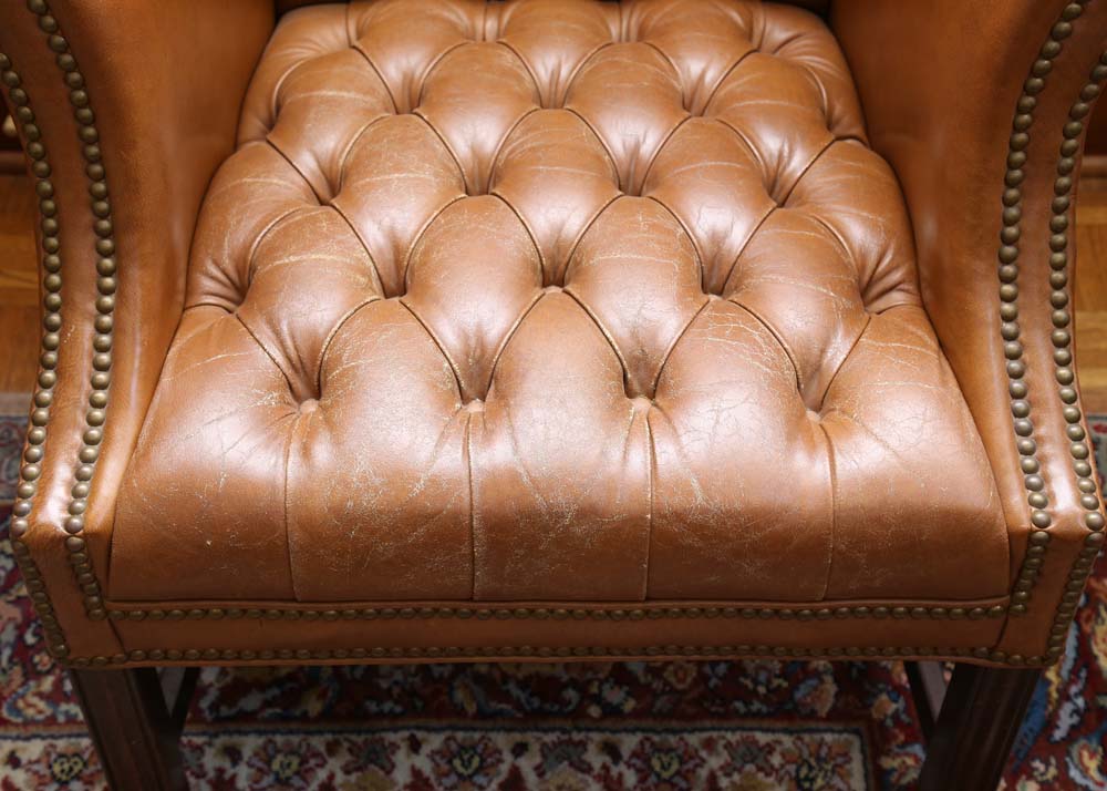 Tufted Leather Armchair EBTH