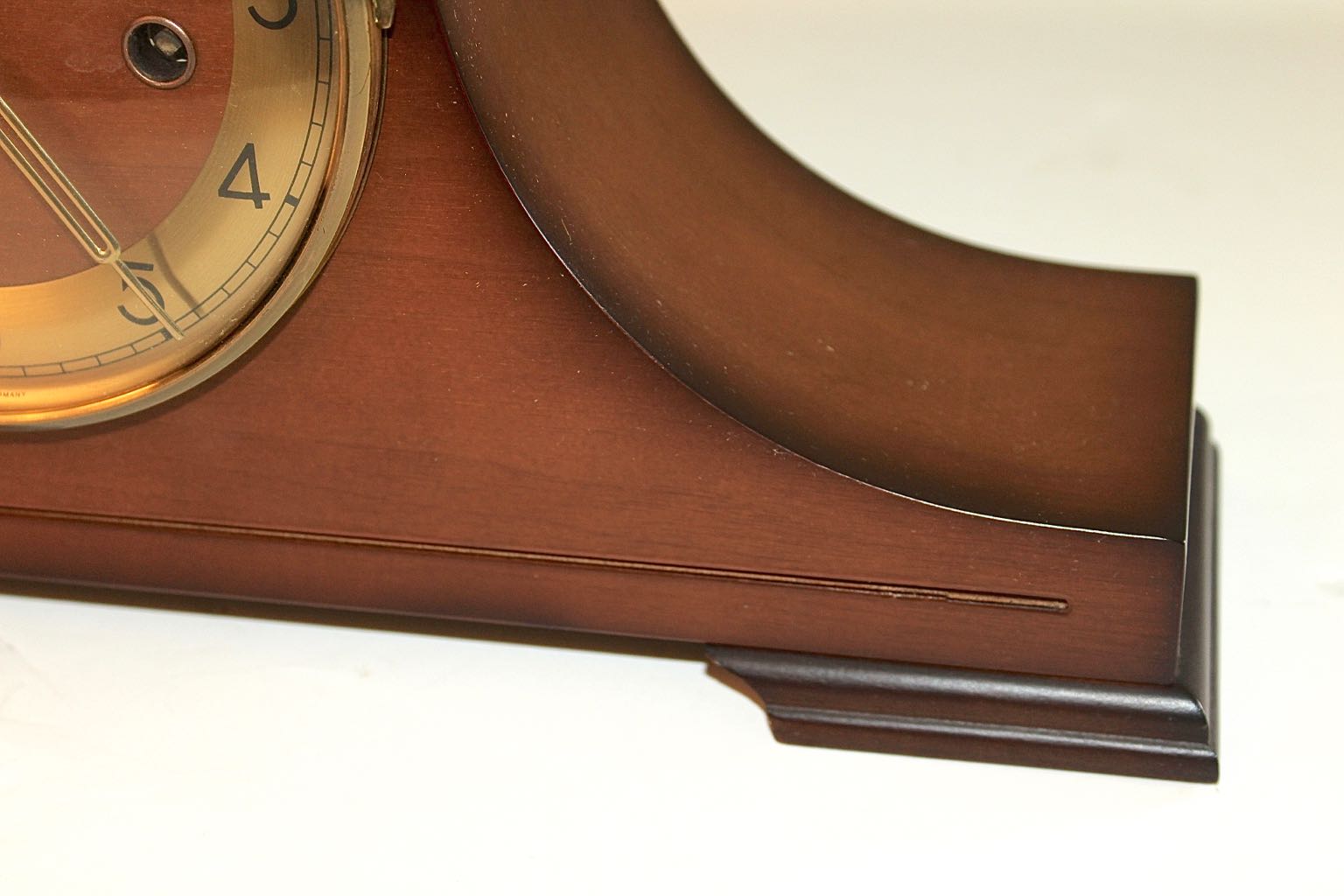 German Made Linden "Westminster" Chime & Key Wind Mantel Clock, 1970s EBTH