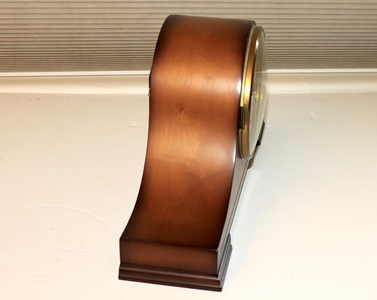 German Made Linden "Westminster" Chime & Key Wind Mantel Clock, 1970s EBTH