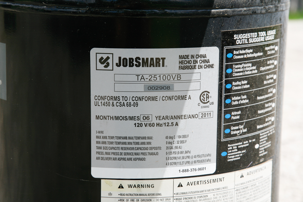 Jobsmart Compressor EBTH