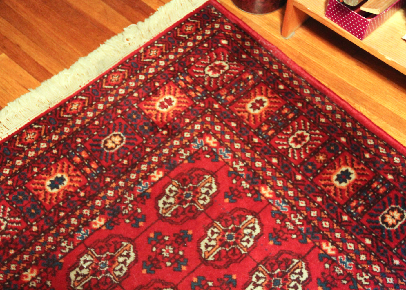 Machine Woven BokharaStyle Area Rug EBTH