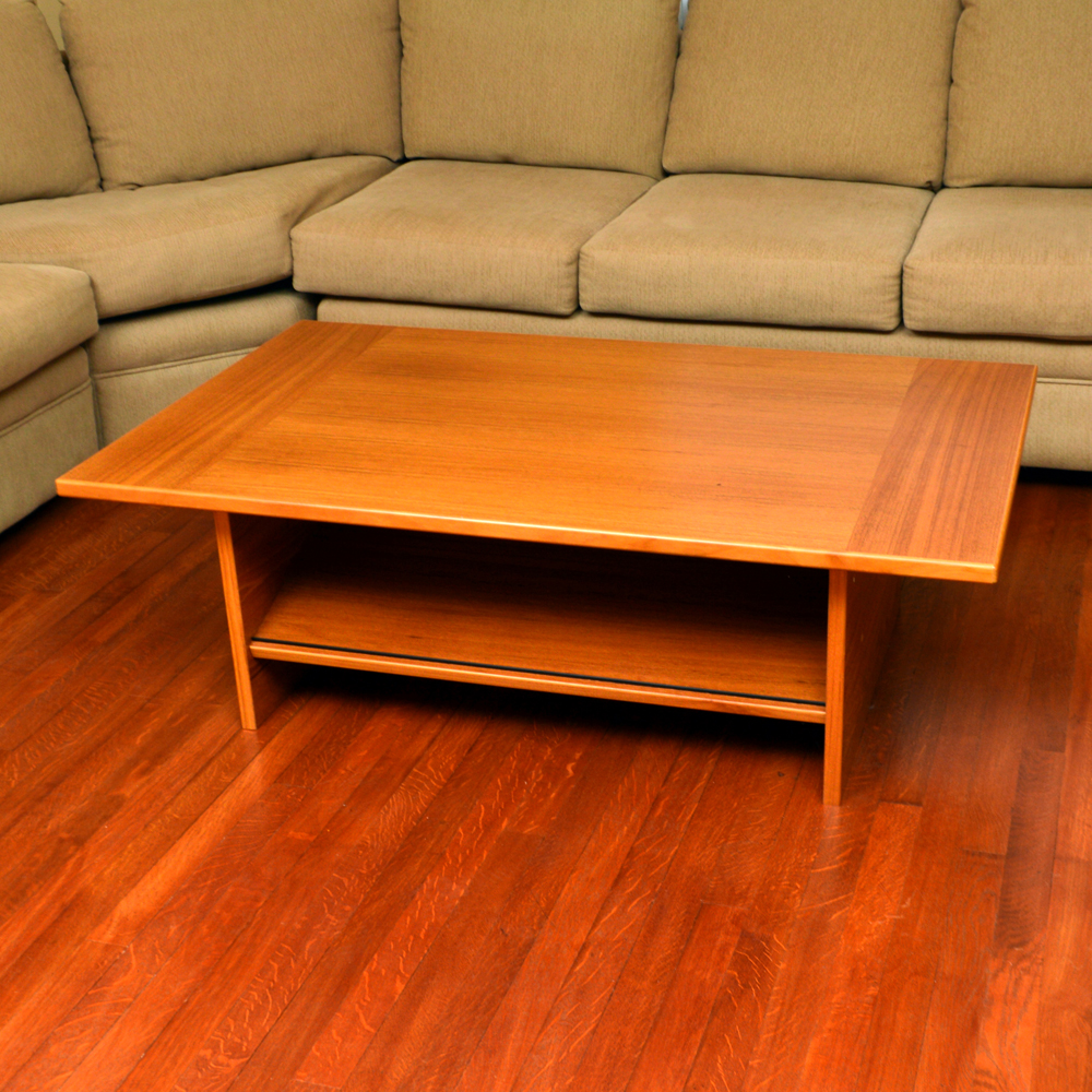 Danish Modern Teak Veneer Coffee Table EBTH