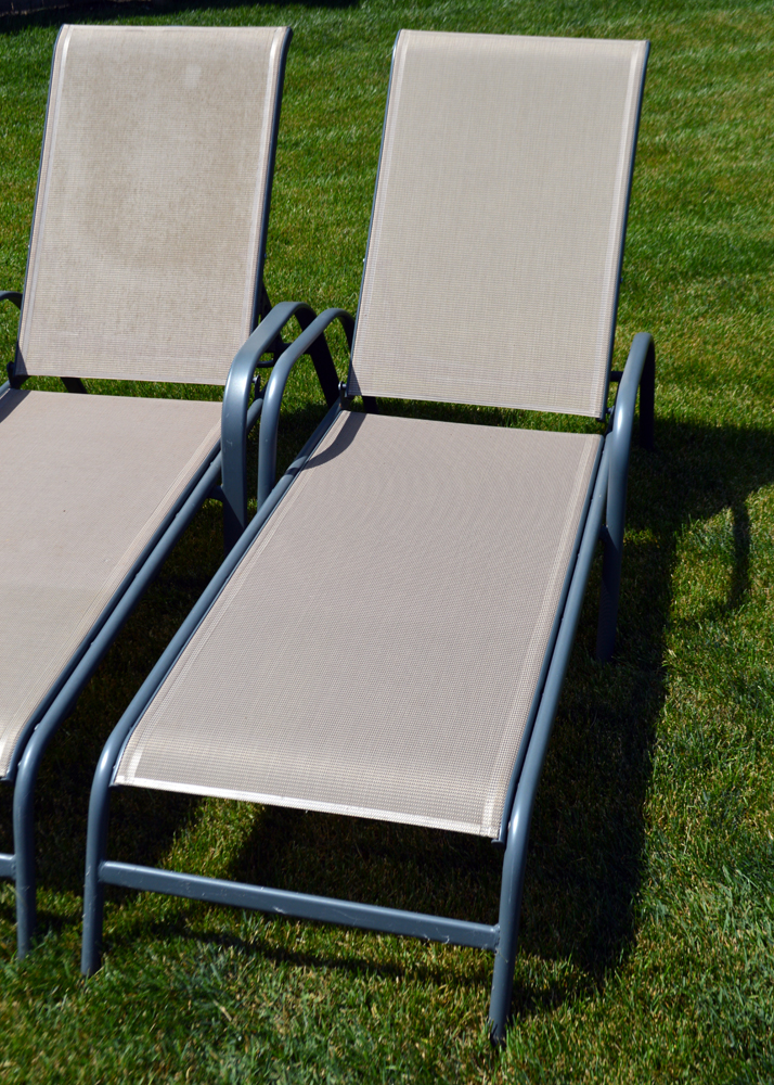 Room Essential Outdoor Chaise Lounges EBTH